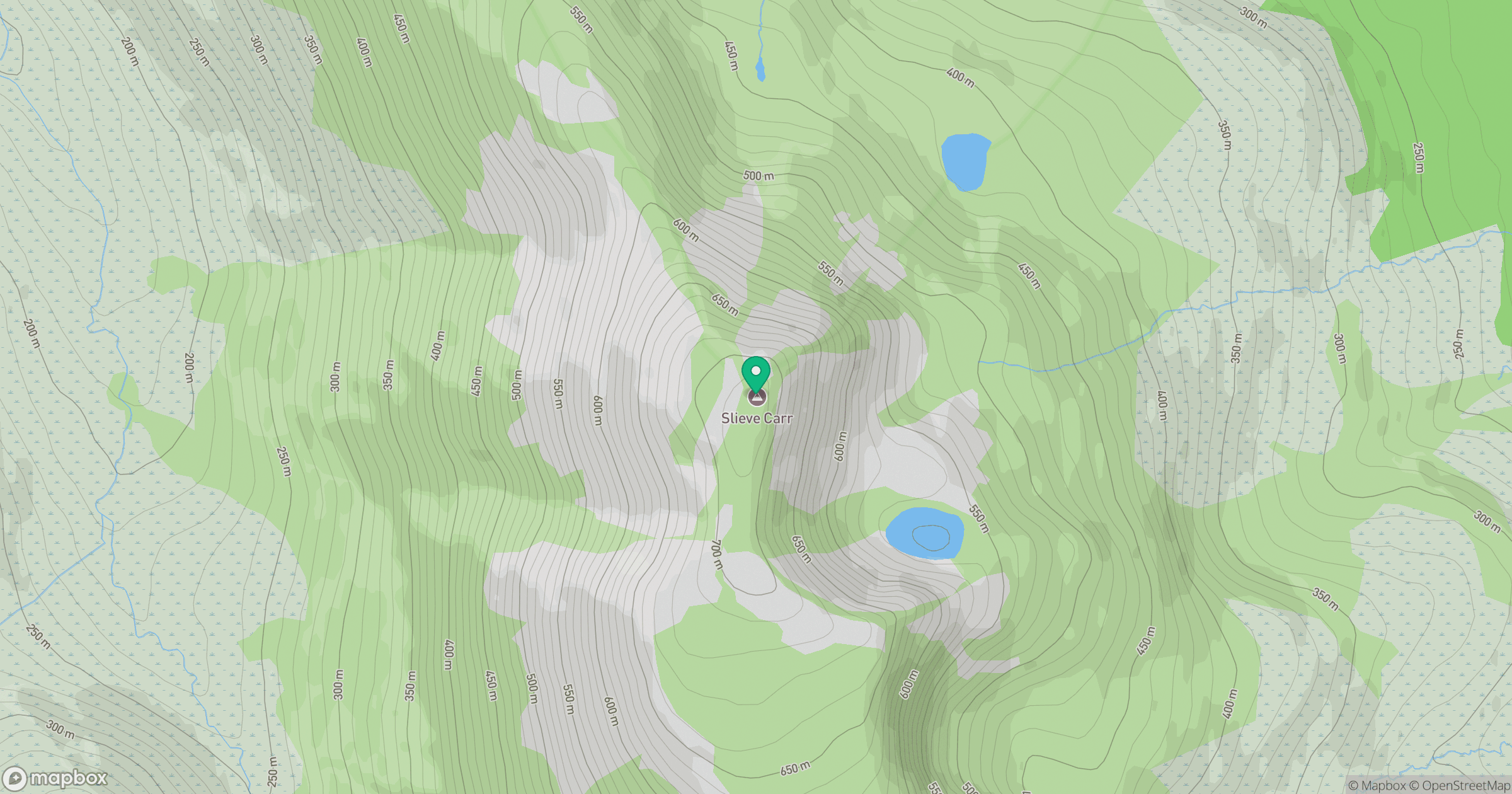 Slieve Carr [Slieve Cor] [Corrshliabh] location map
