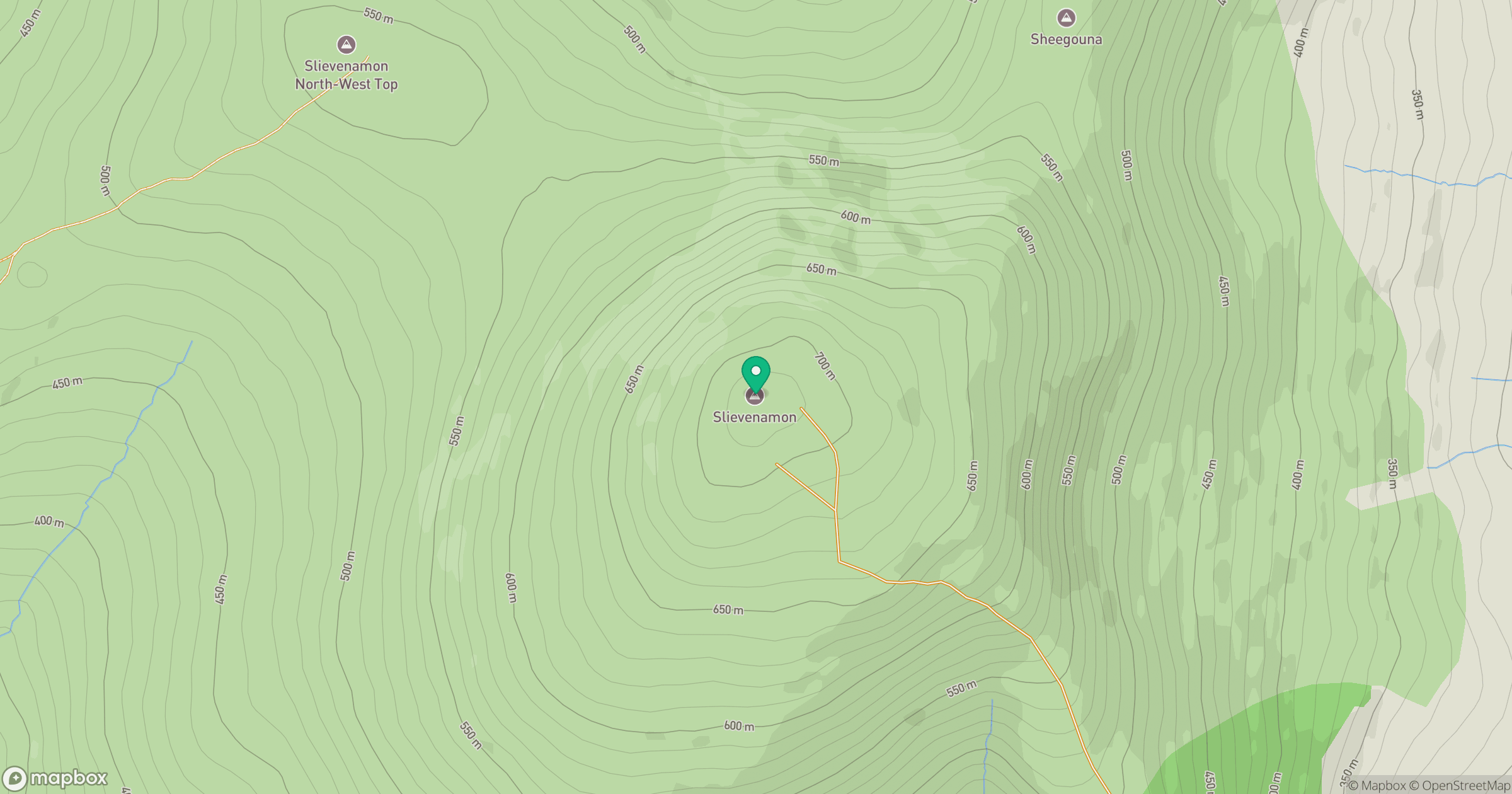 Slievenamon [Sliabh na mBan] location map