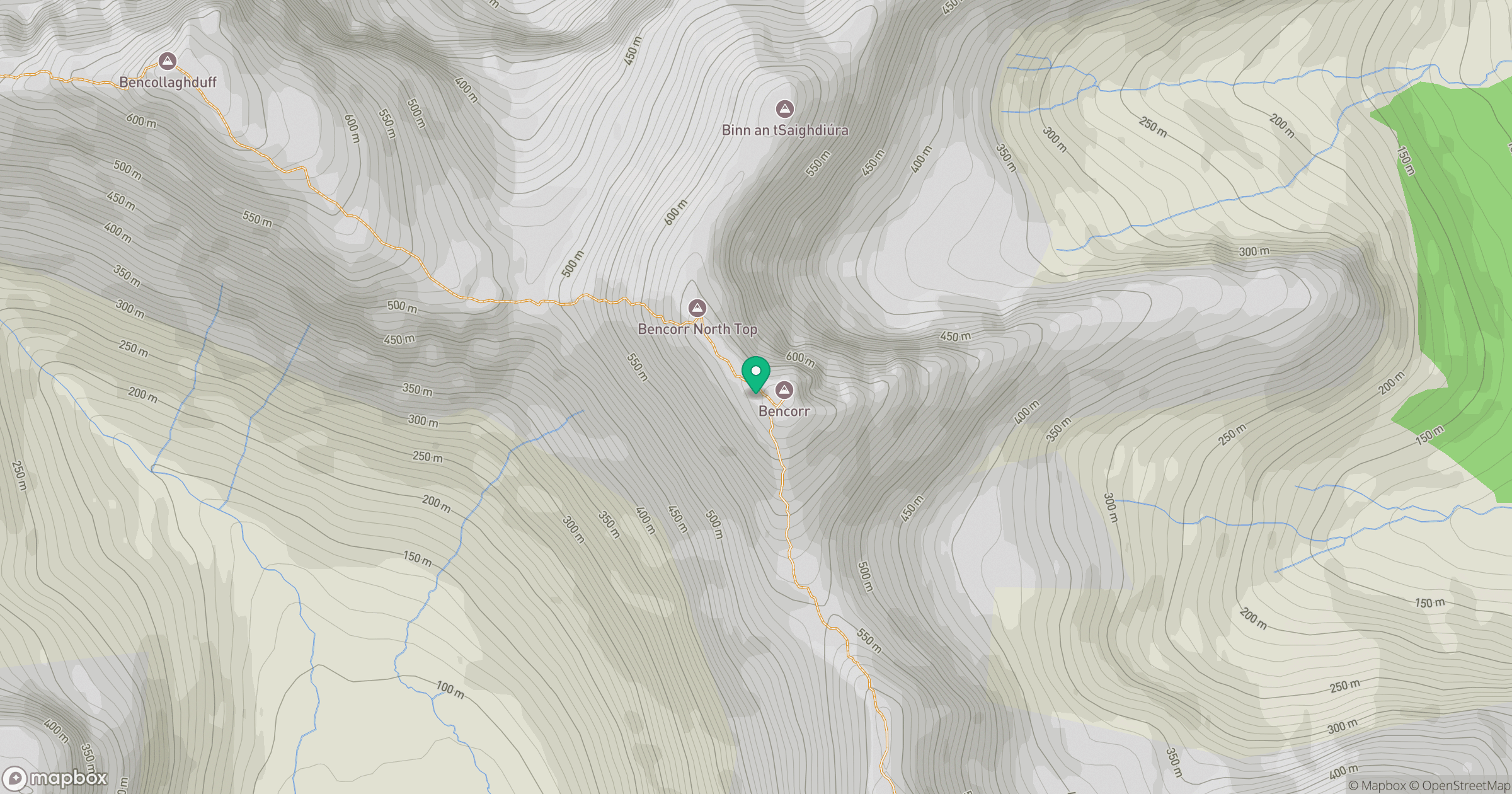 Binn an Choire [Bencorr] location map