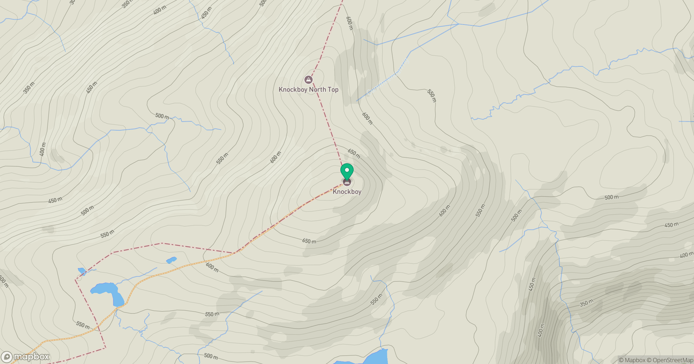 Knockboy [An Cnoc Bui] location map