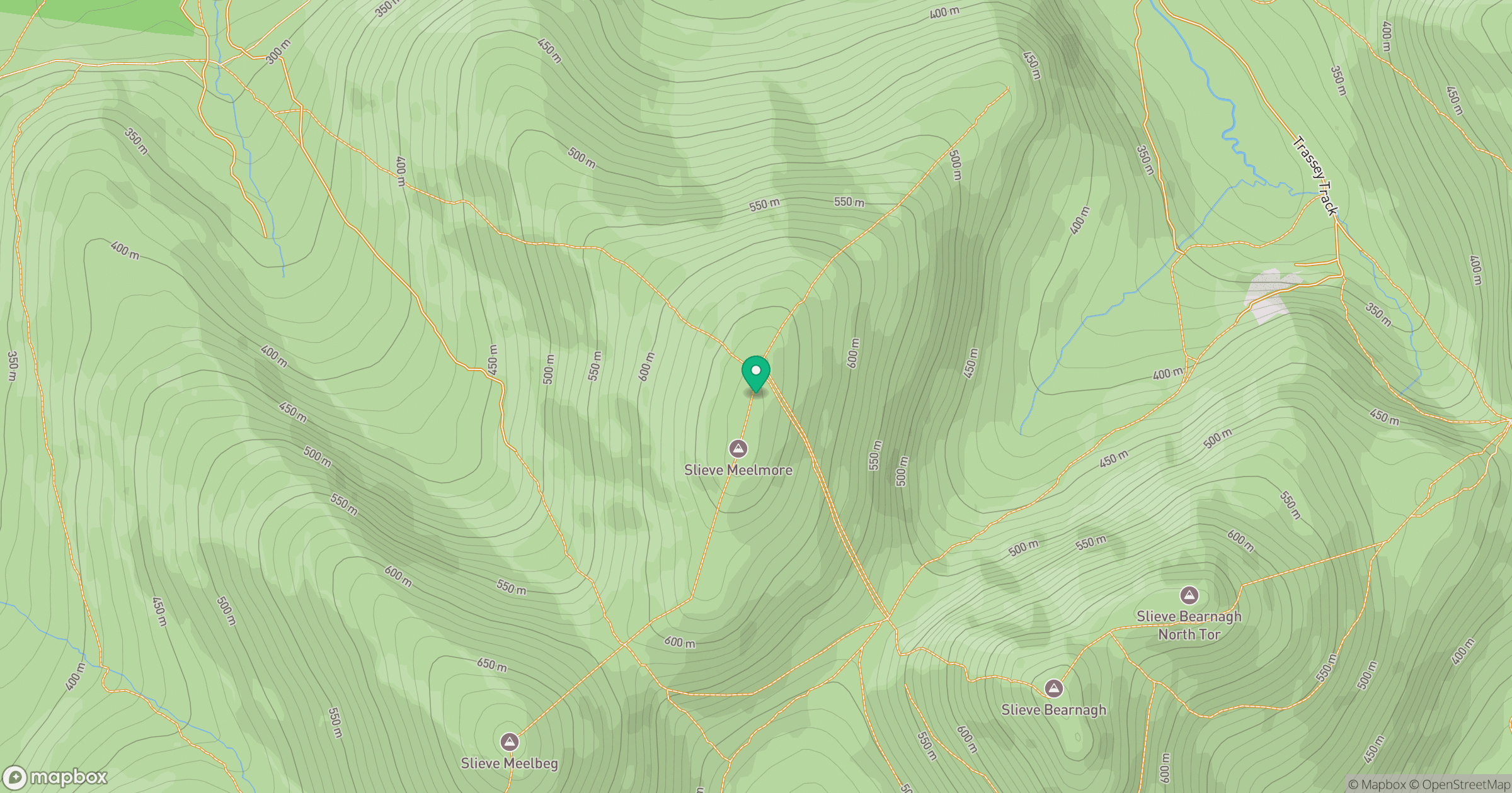 Slieve Meelmore location map