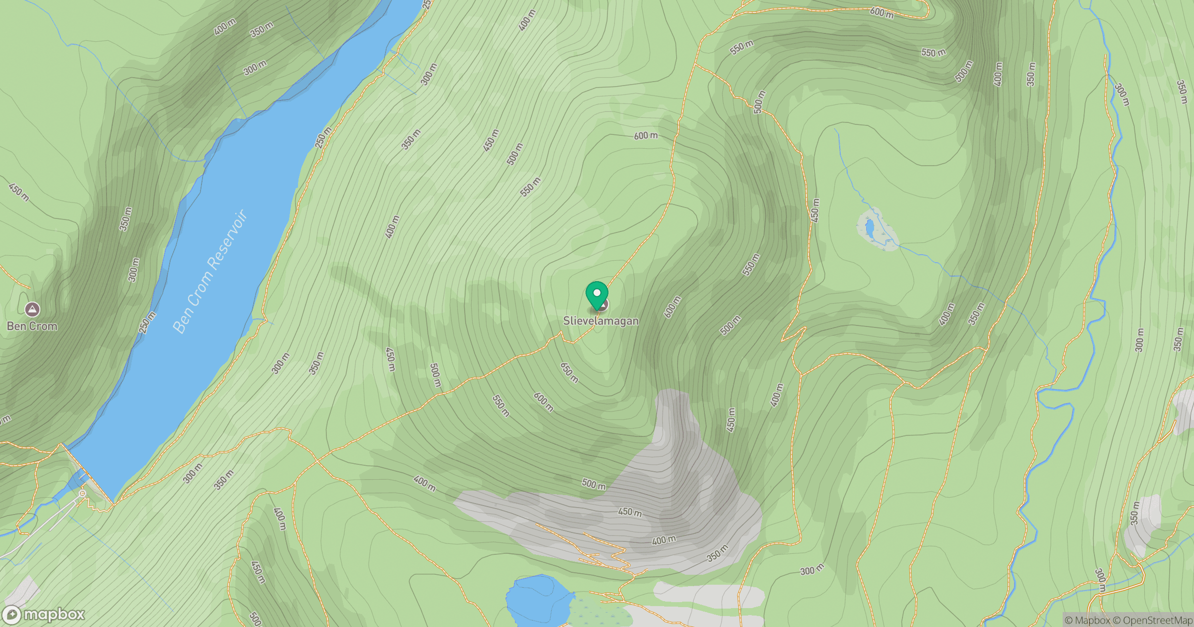 Slievelamagan location map