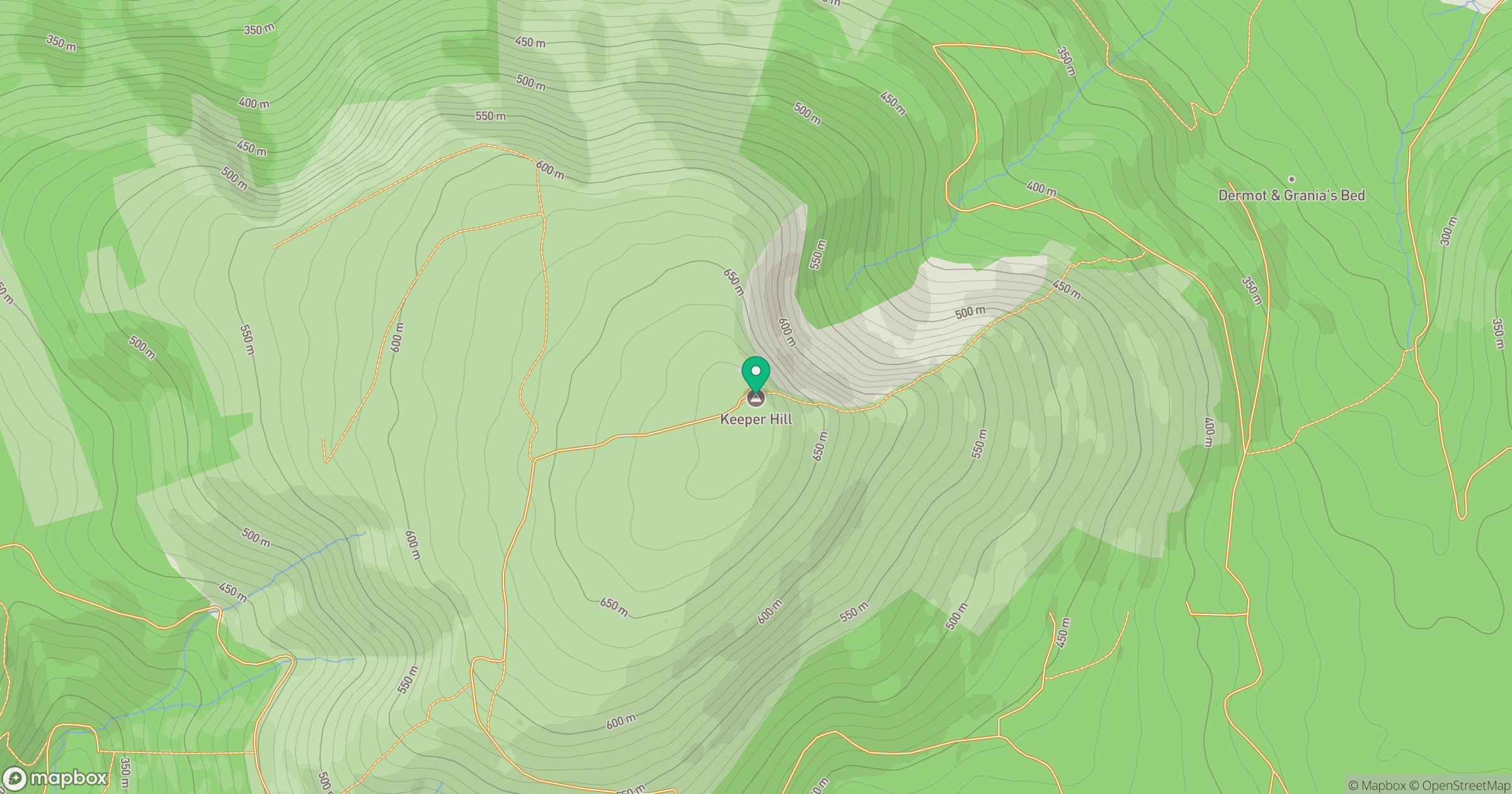 Keeper Hill location map