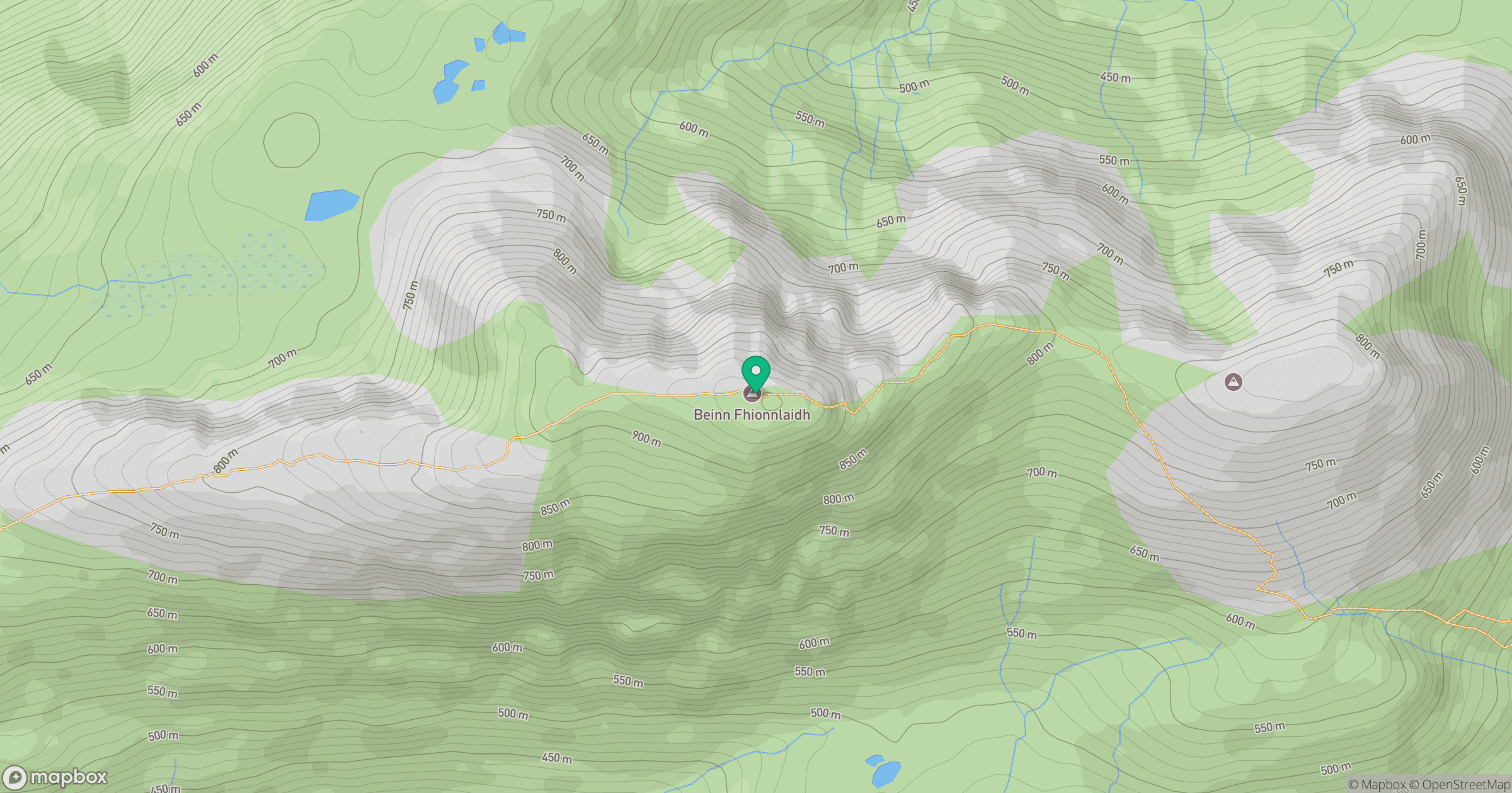 Beinn Fhionnlaidh location map