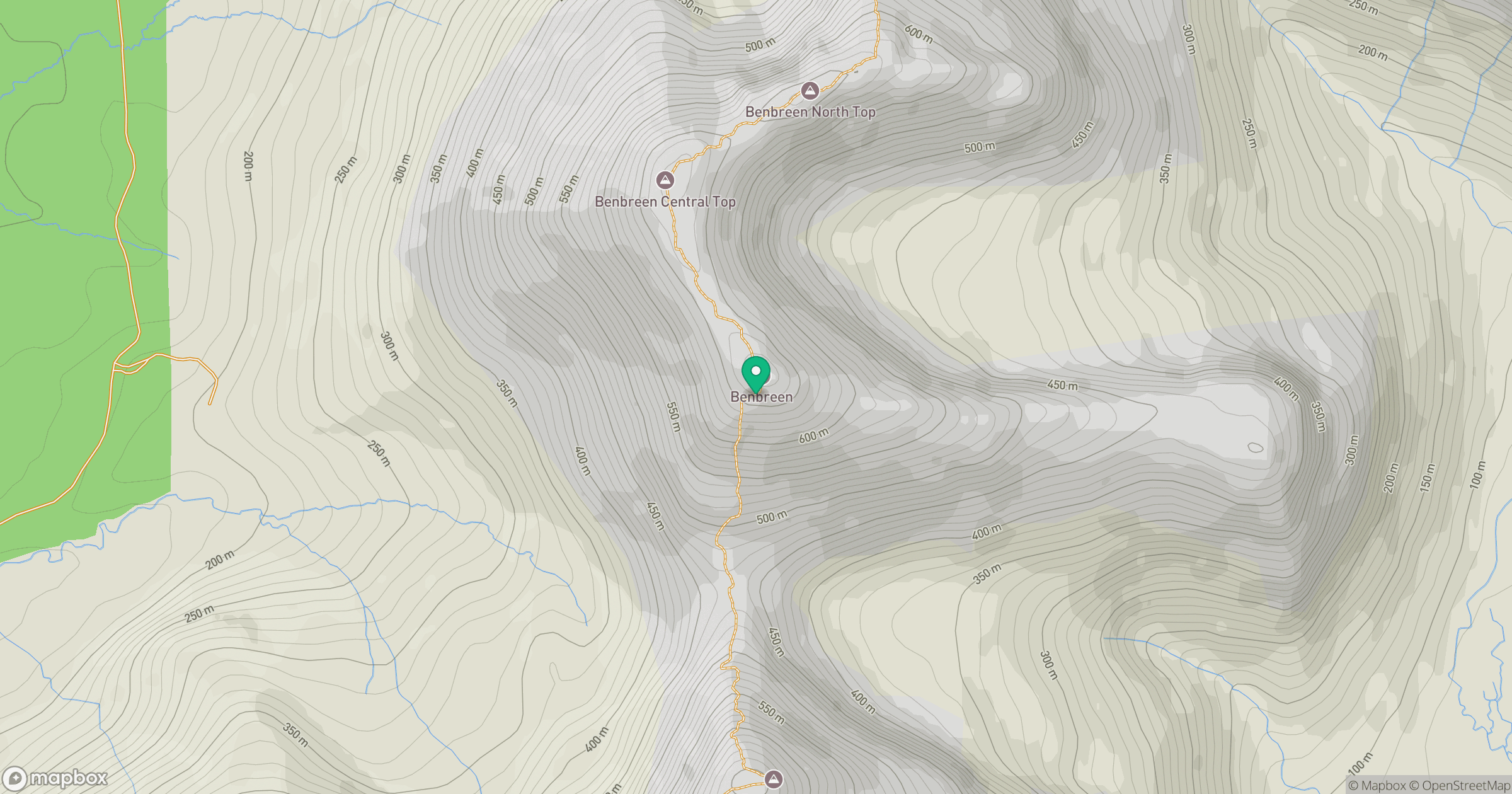 Binn Bhraoin [Benbreen] location map