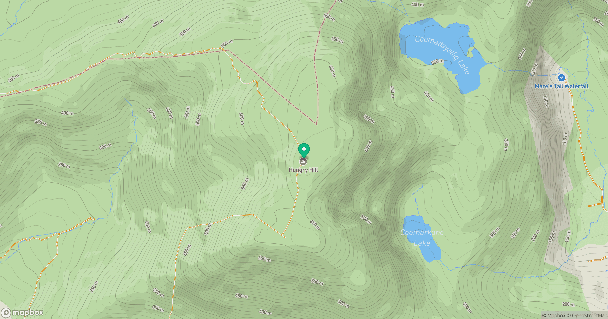 Hungry Hill [Cnoc Daod] location map