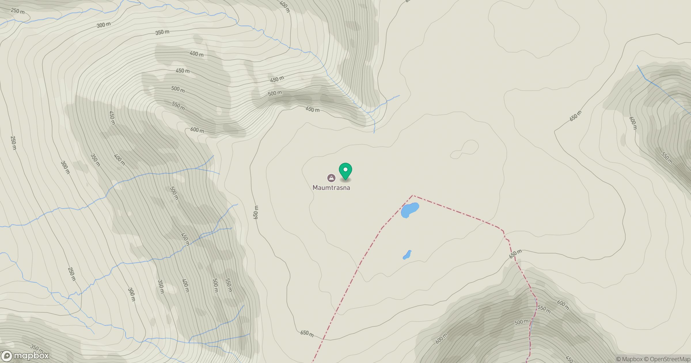Maumtrasna location map