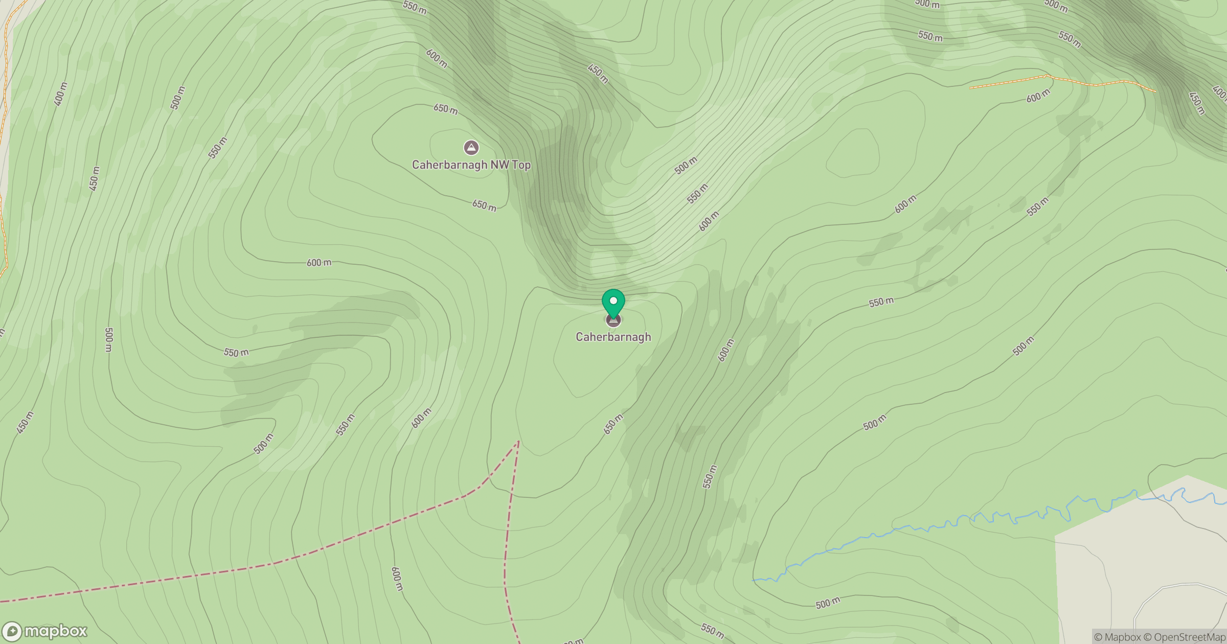 Caherbarnagh [An Chathair Bhearnach] location map