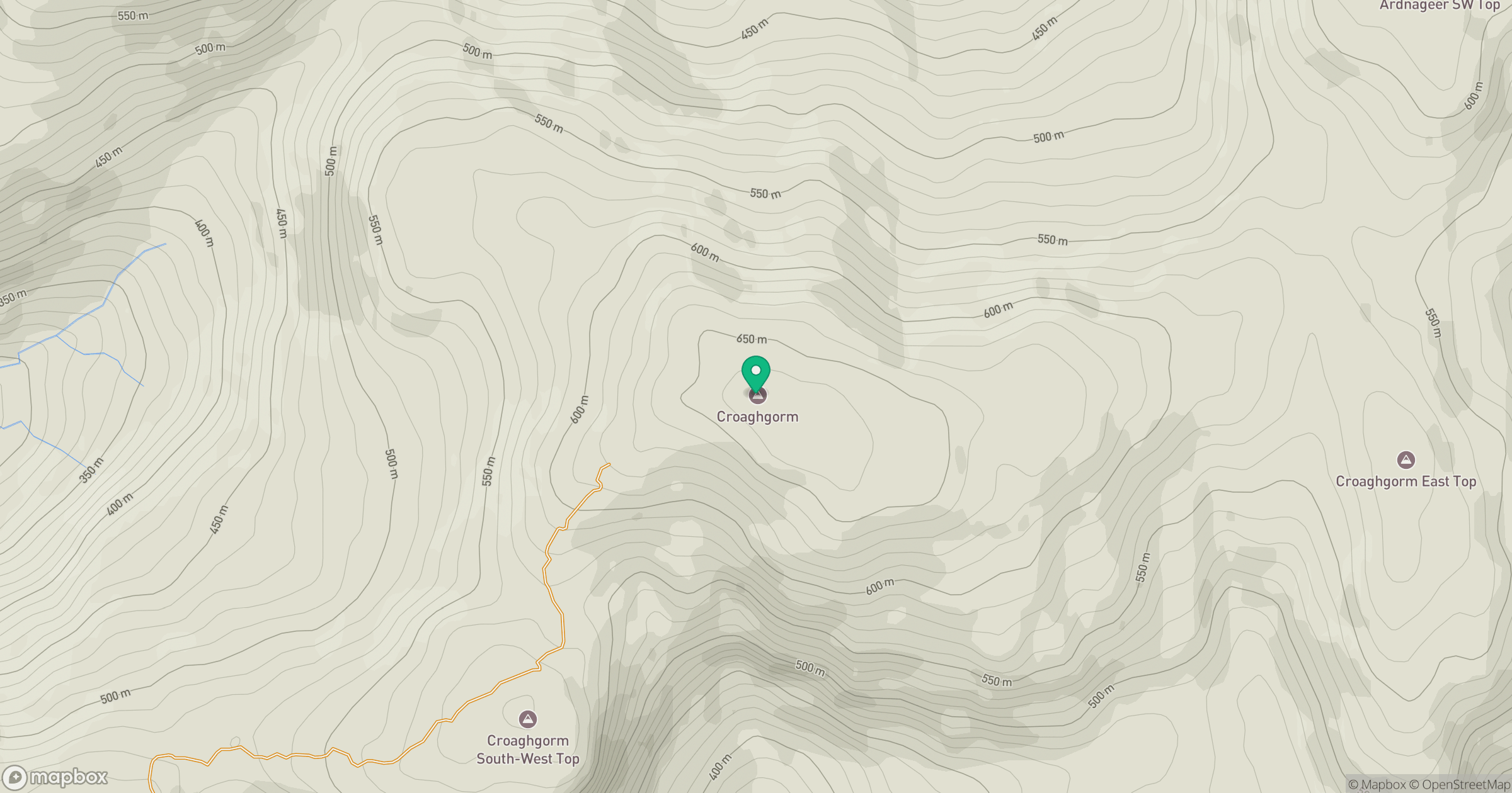 Croaghgorm [Bluestack] [An Chruach Ghorm] location map