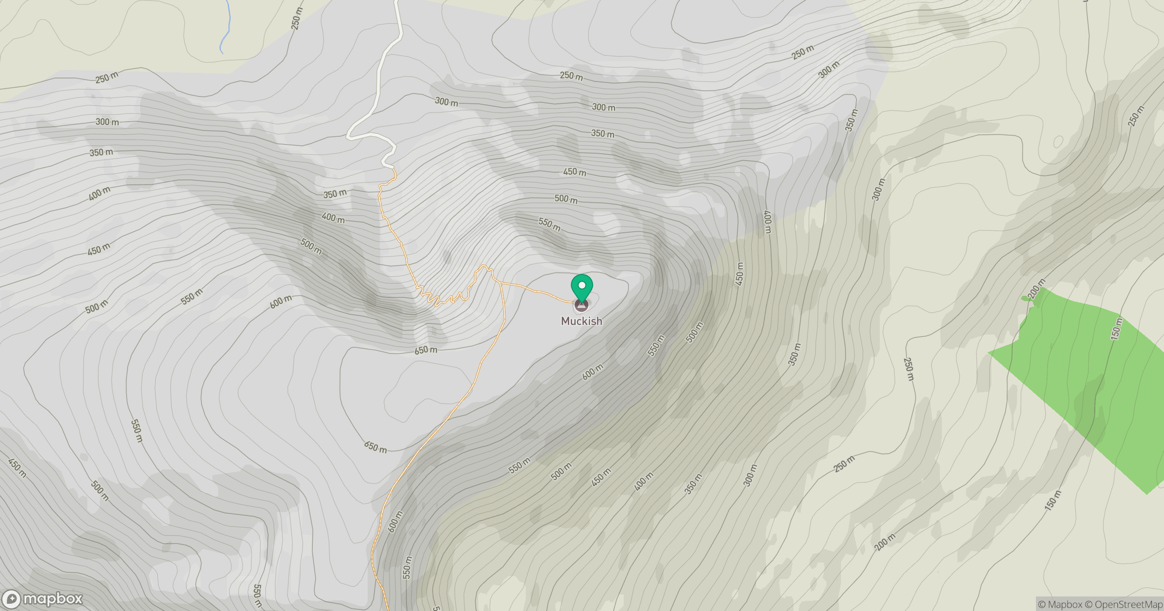 Muckish [An Mhucais] location map