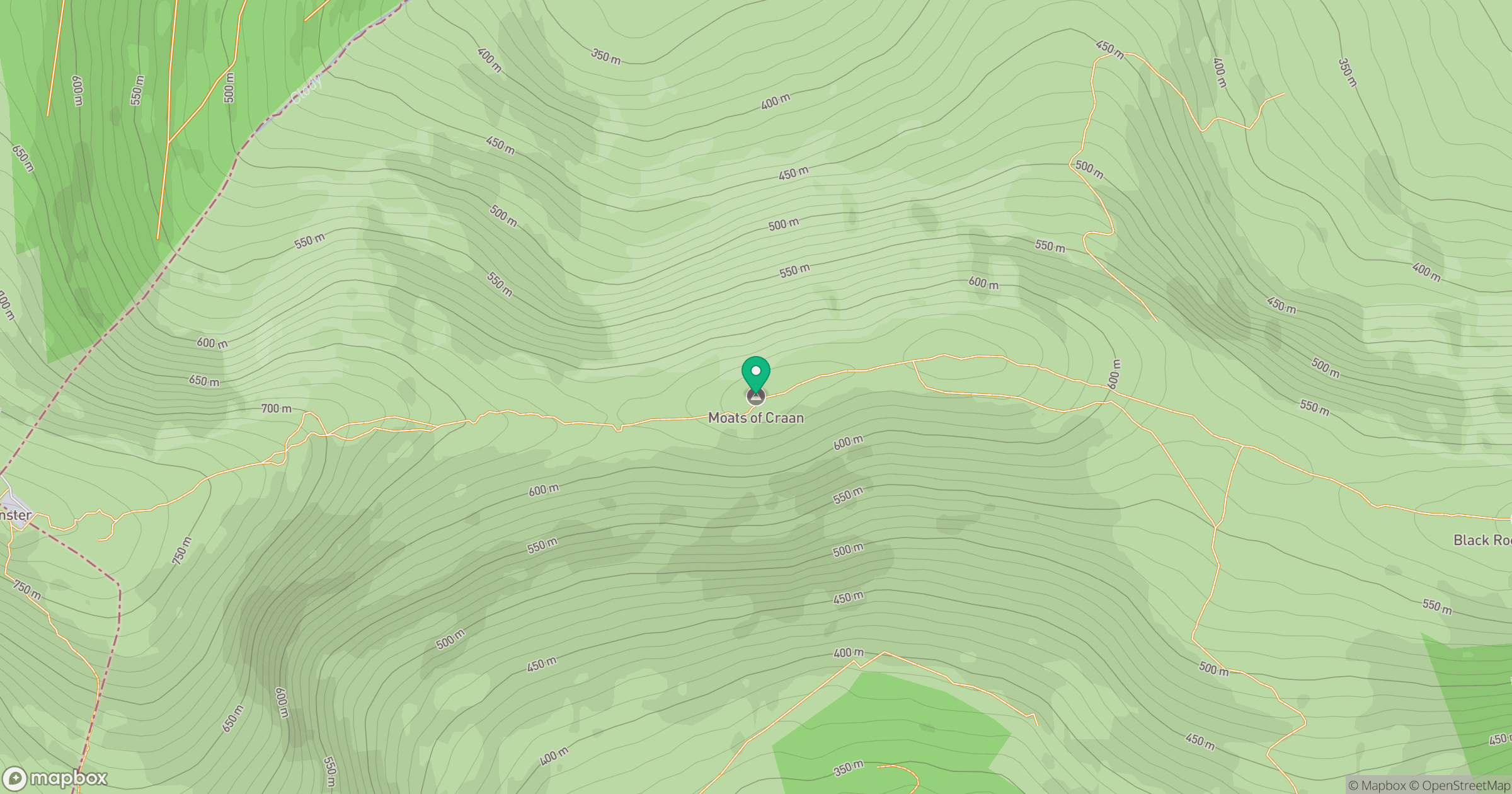 Mount Leinster East Top location map