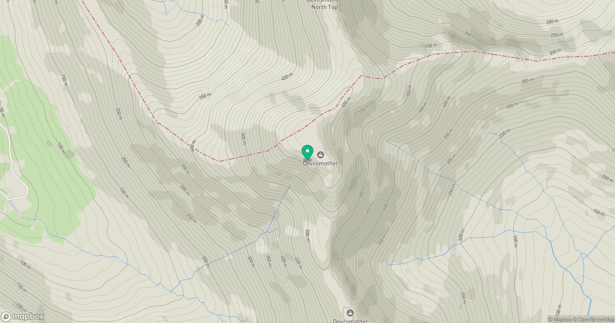 Devilsmother [Binn Gharbh] location map