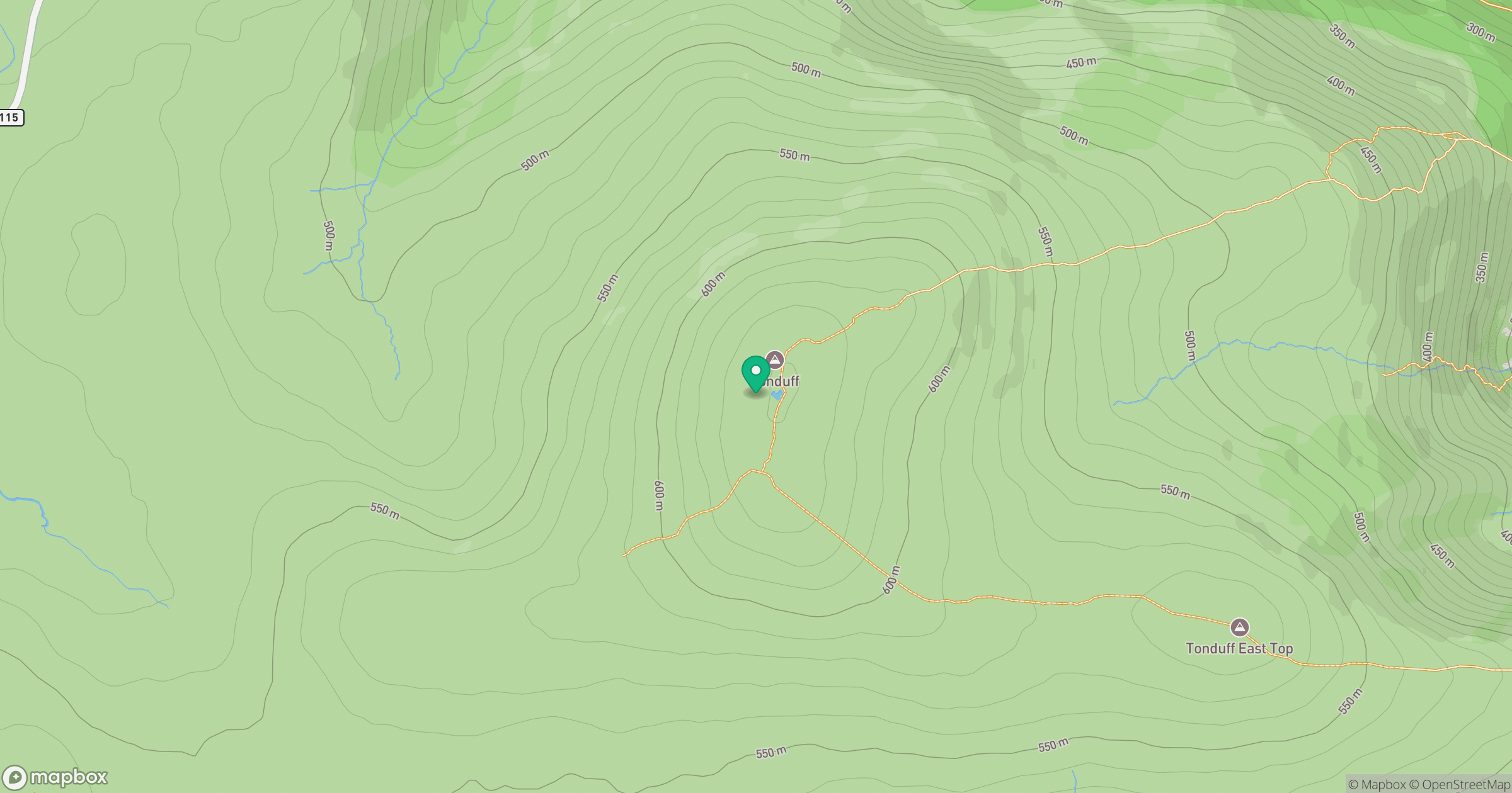 Tonduff location map