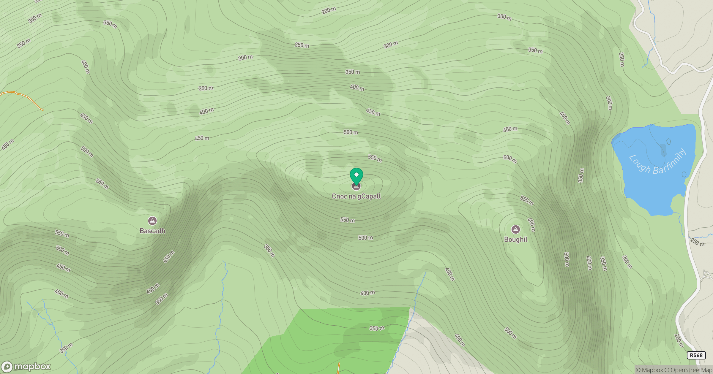 Cnoc na gCapall location map