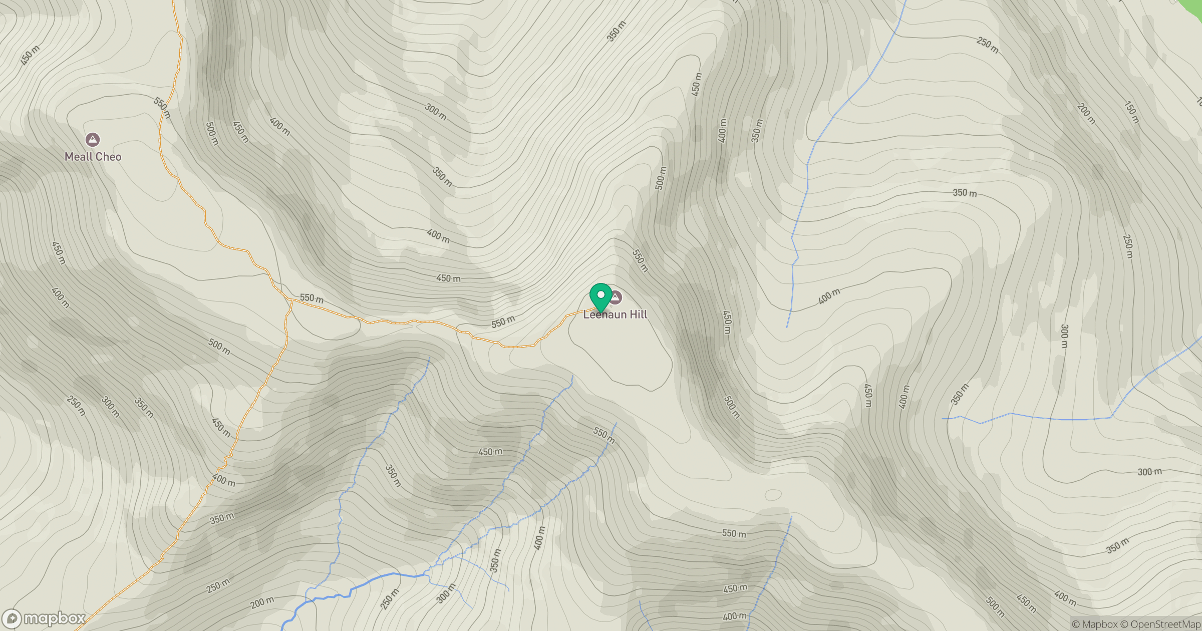 Leenaun Hill location map