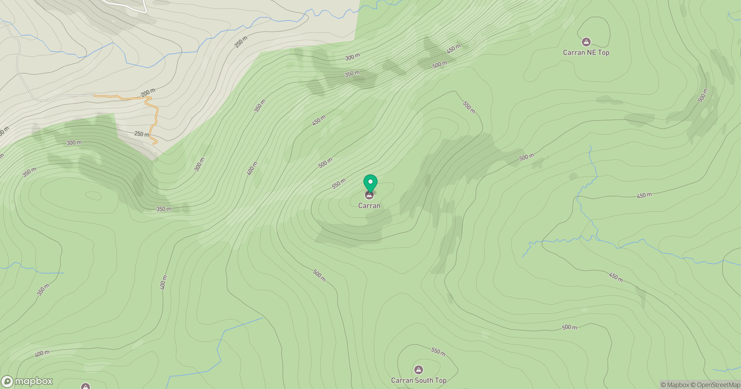 Carran [An Carn] location map