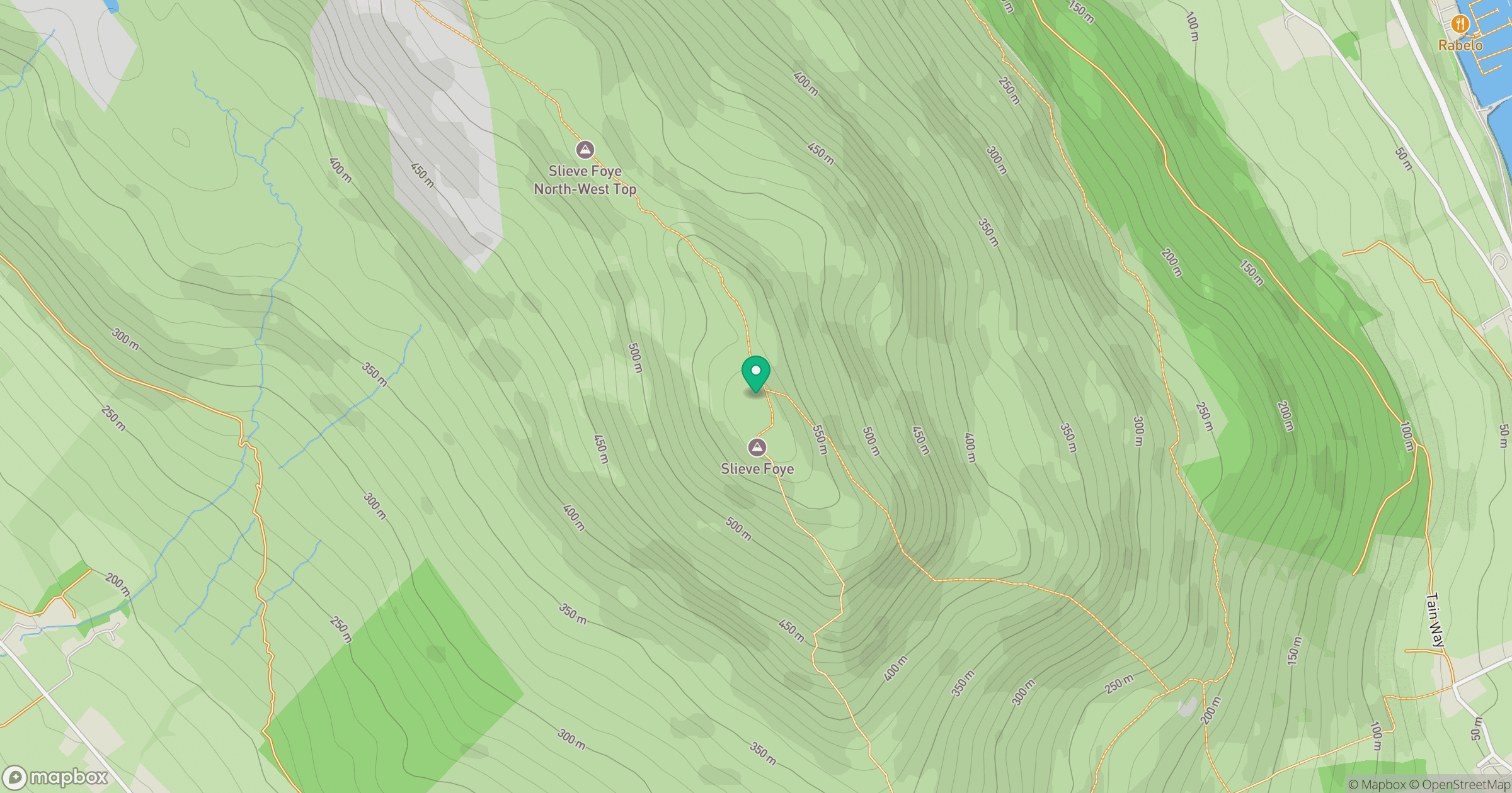 Slieve Foye location map
