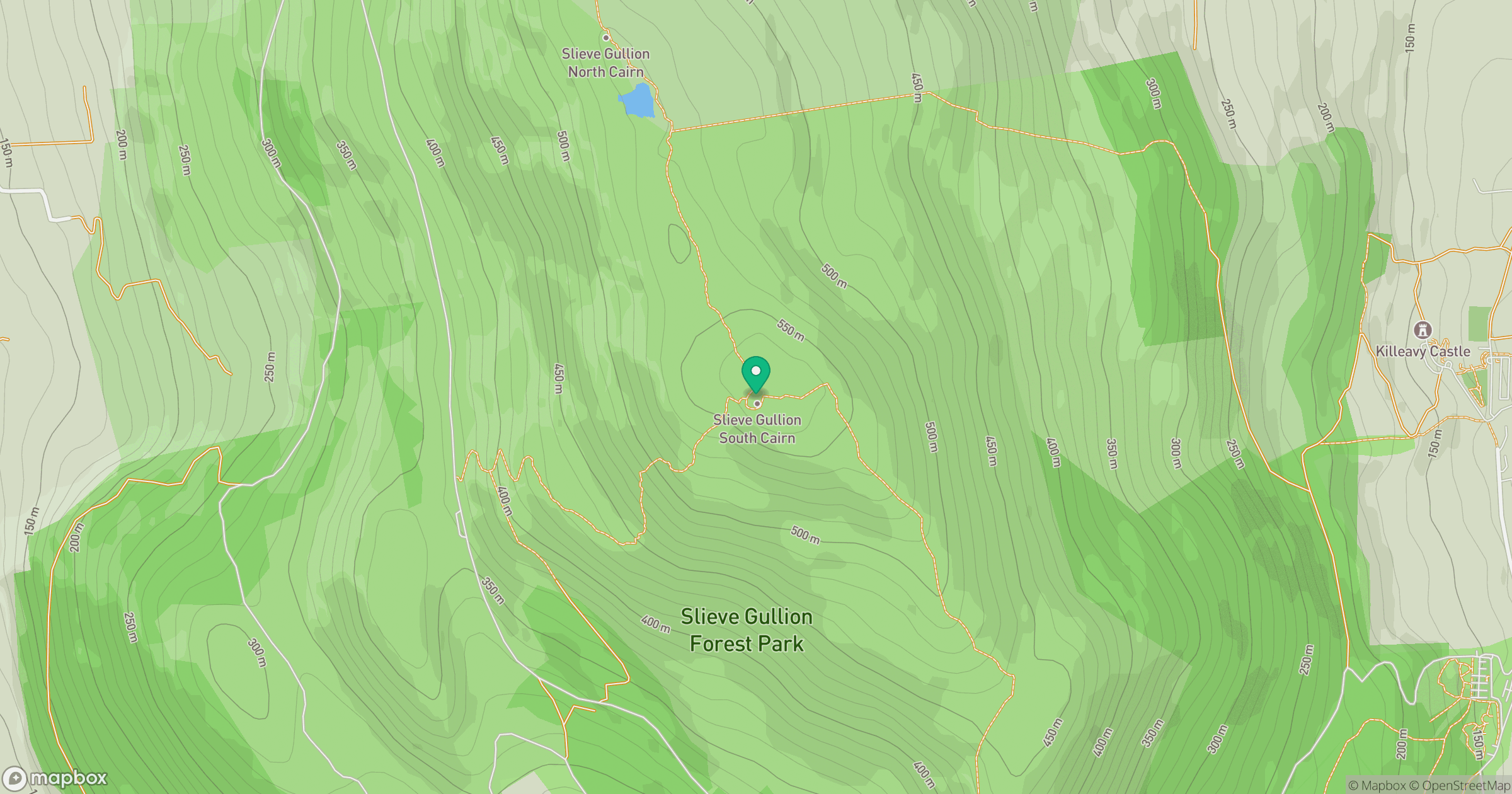 Slieve Gullion location map