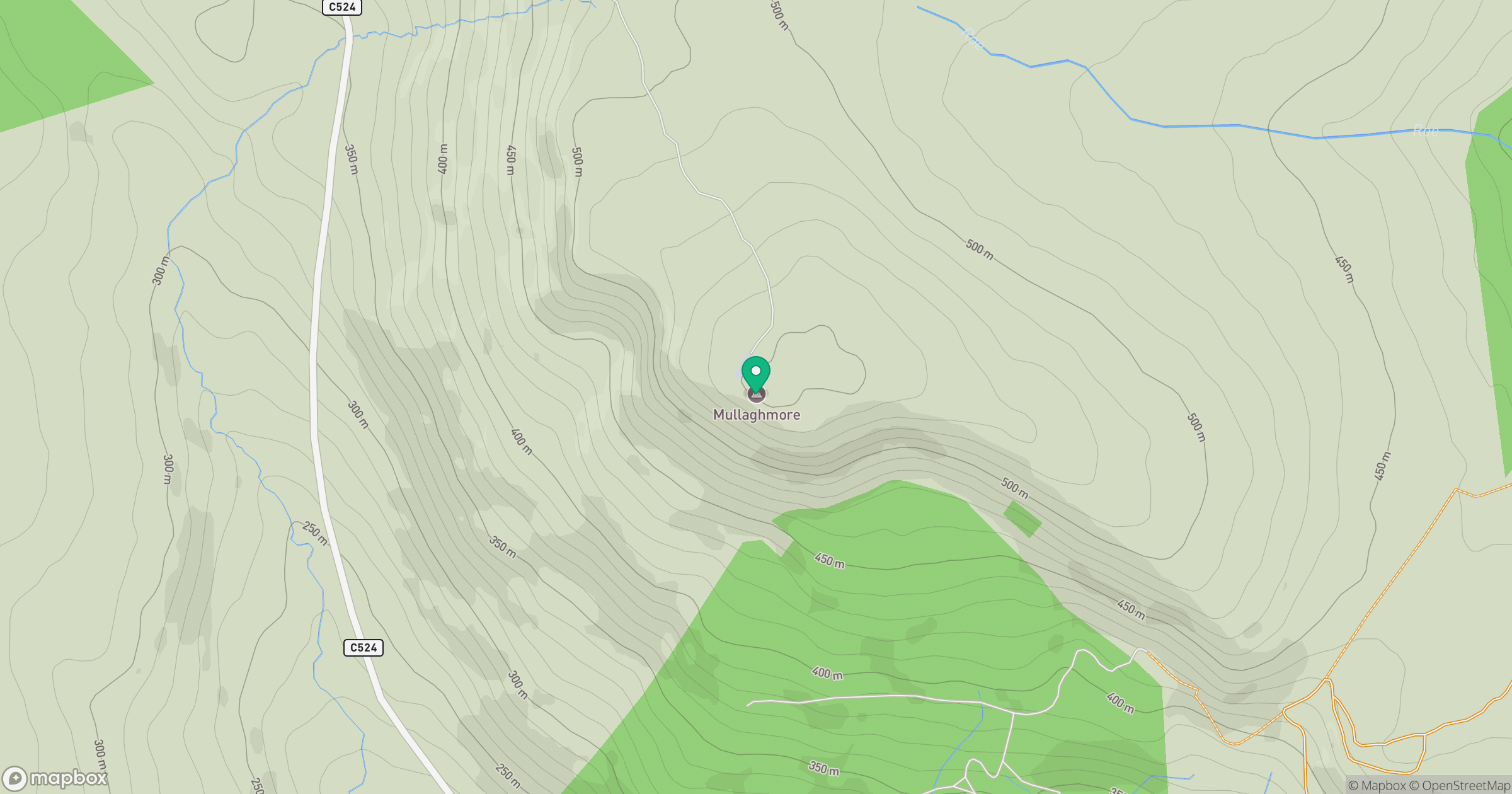 Mullaghmore location map