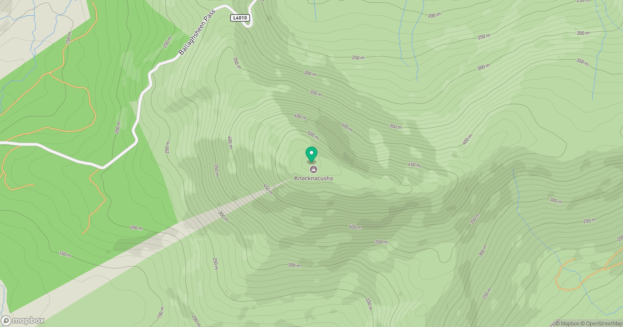 Knocknacusha [Cnoc Osaidh] location map