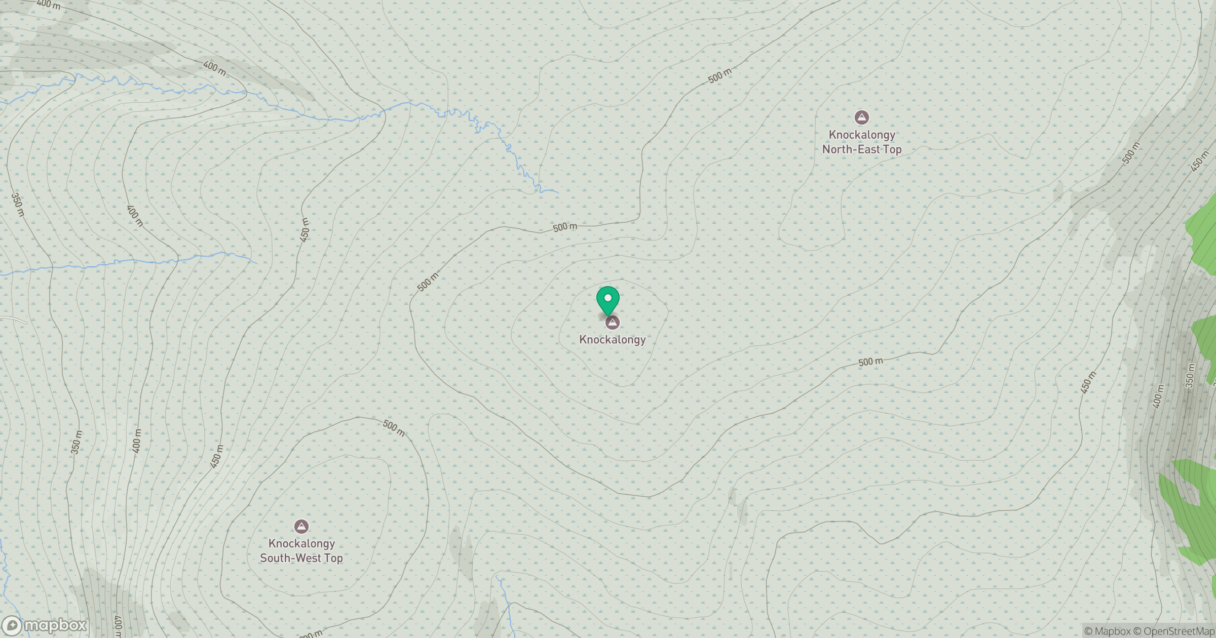 Knockalongy [Cnoc na Loinge] location map
