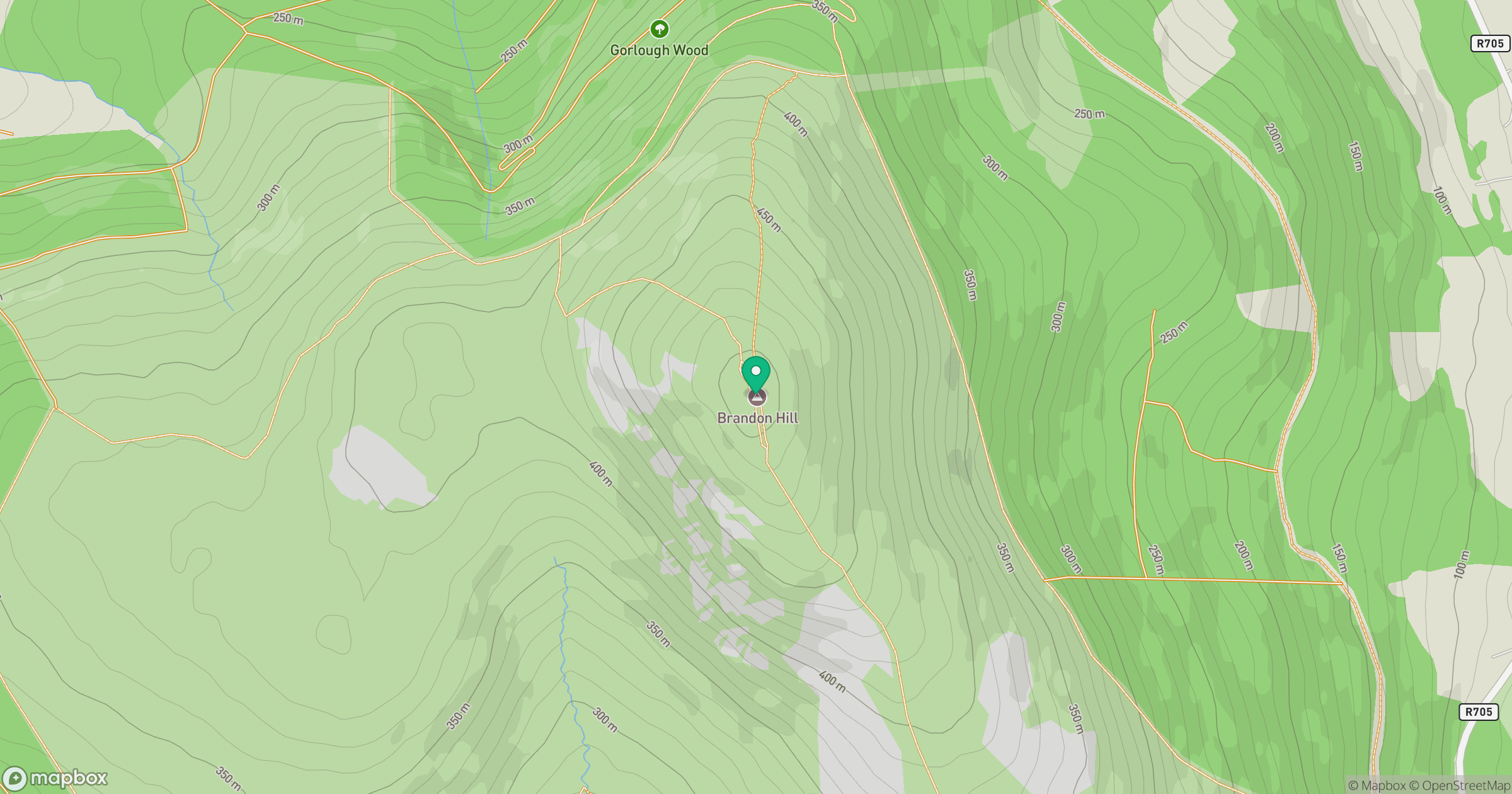 Brandon Hill [Cnoc Bhreanail] location map