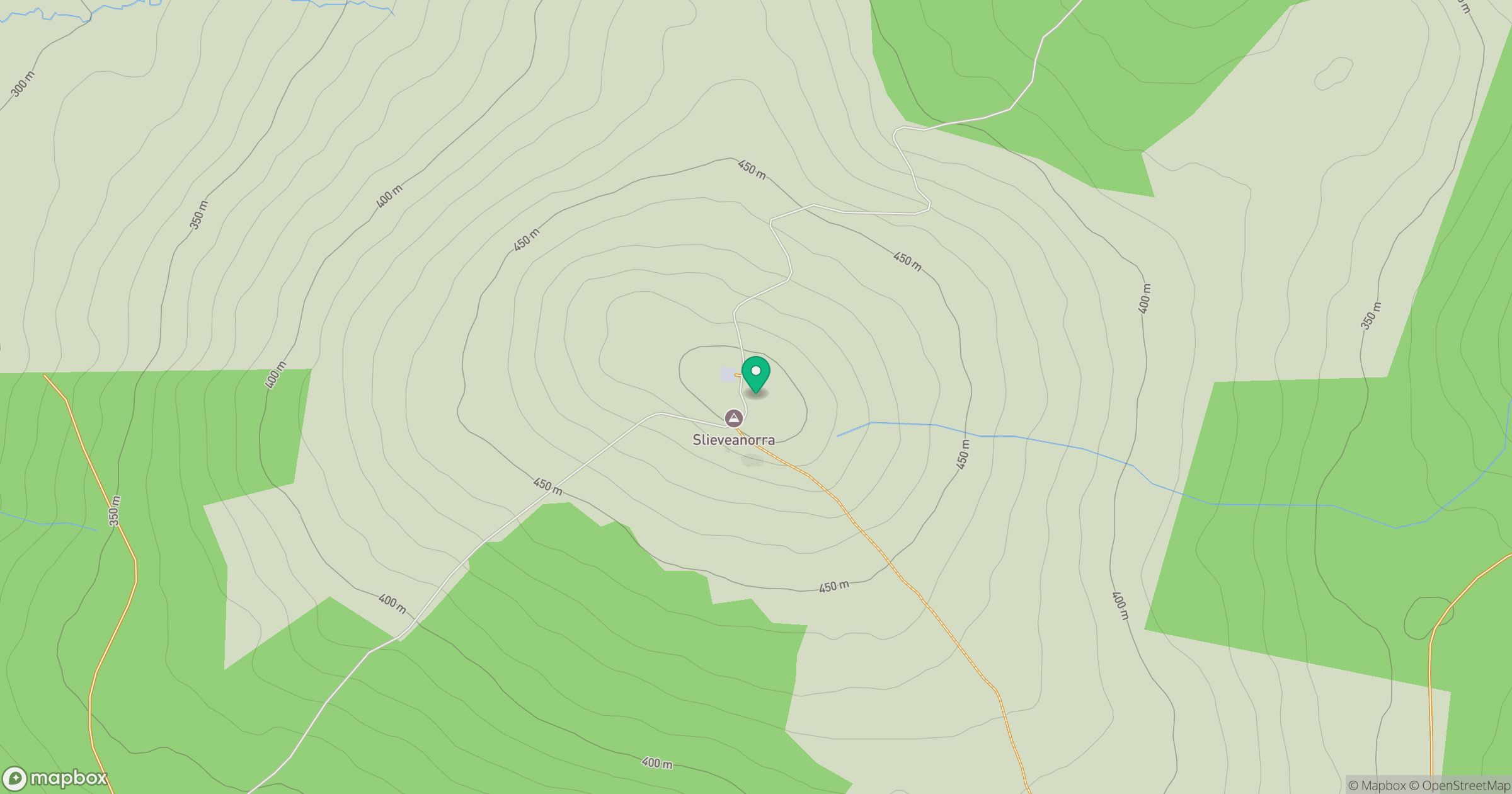 Slieveanorra location map