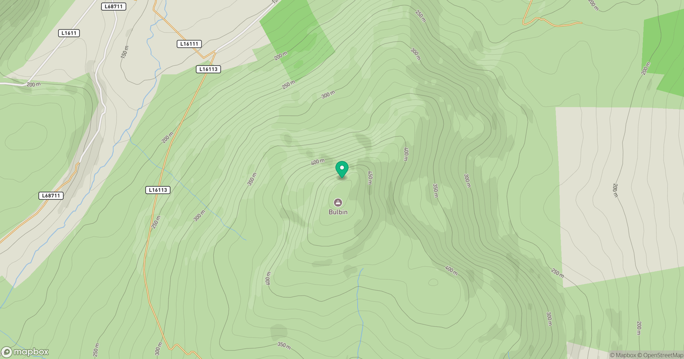 Bulbin [Cnoc Bulaba] location map