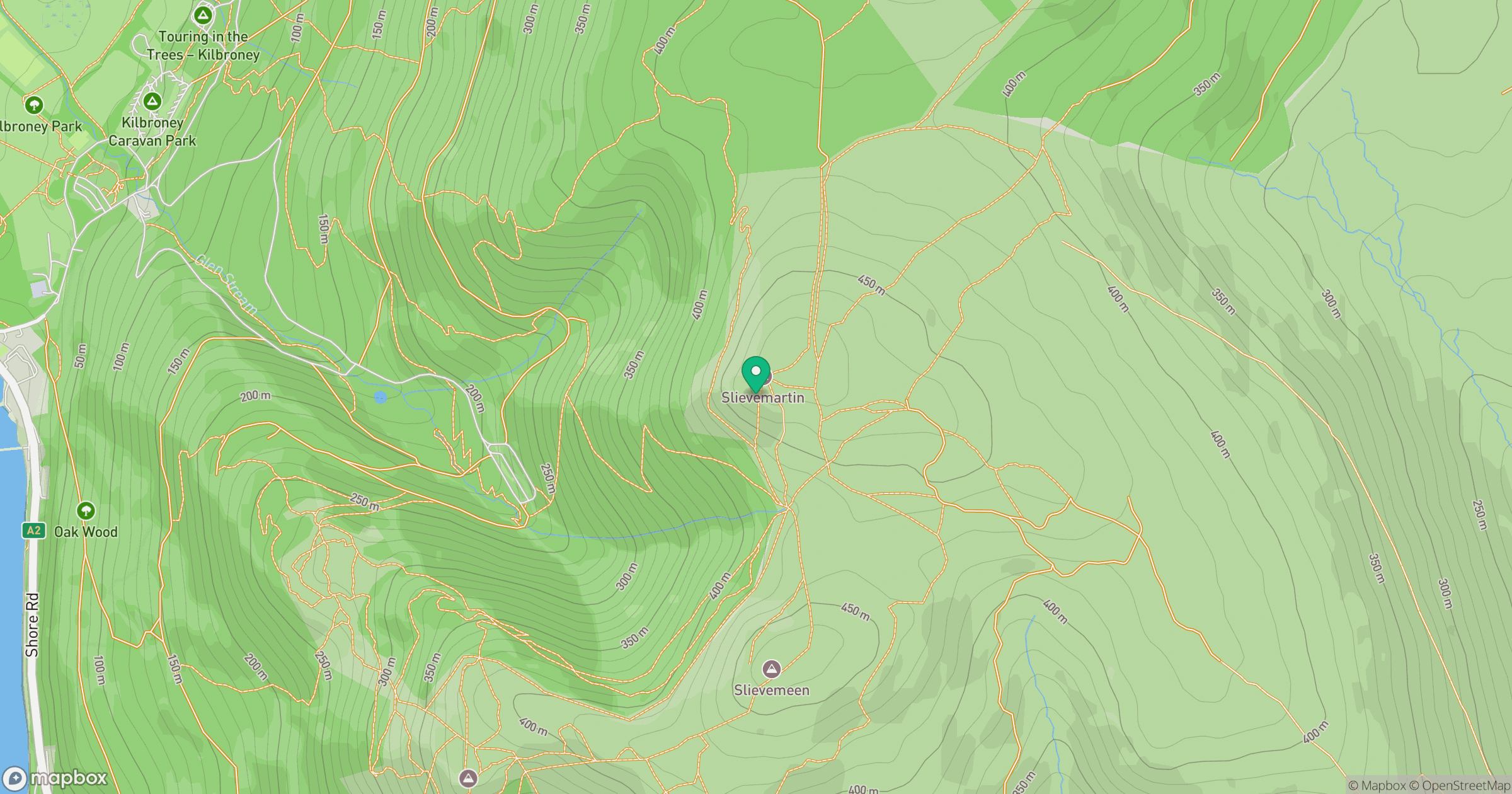 Slievemartin location map