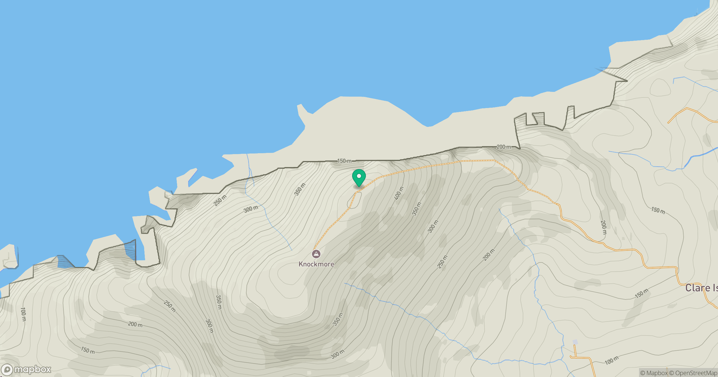 Knockmore (Clare Island) [An Cnoc Mor] location map