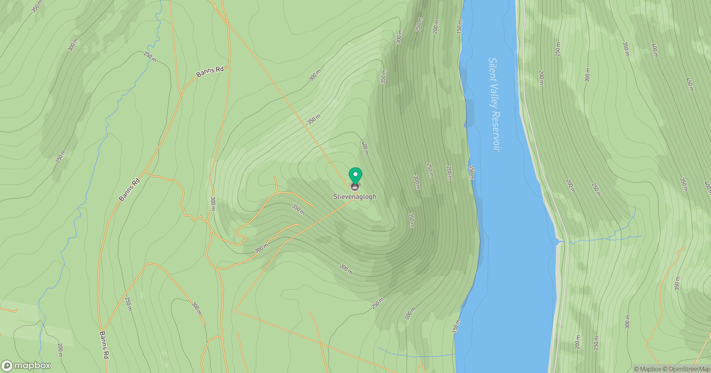 Slievenaglogh location map