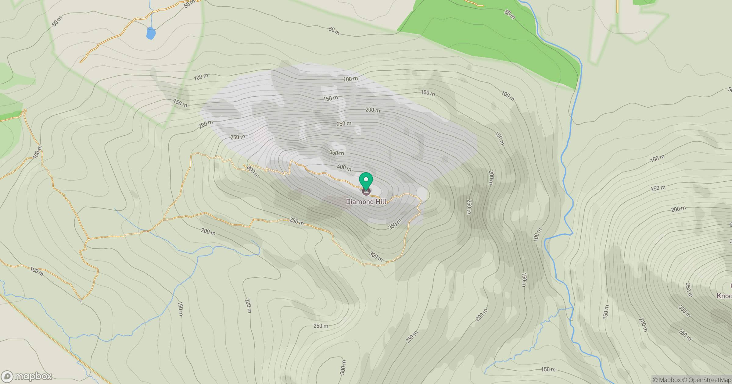 Diamond Hill [Bengooria] location map