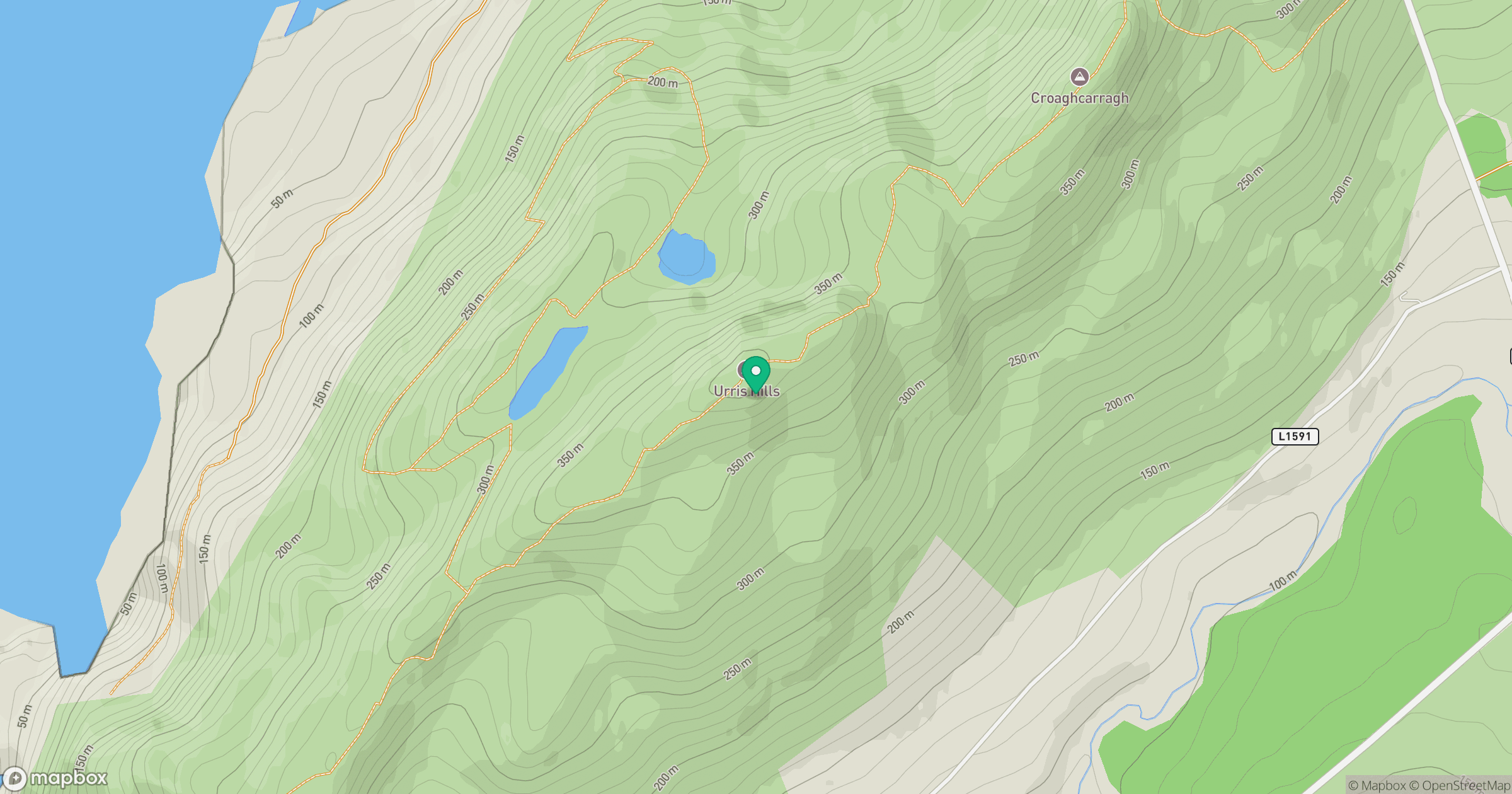 Urris Hills [Cnoic Iorrais] location map
