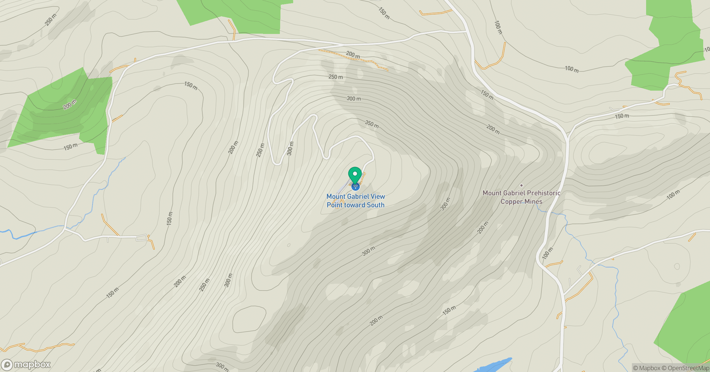Mount Gabriel [Cnoc Osta] location map