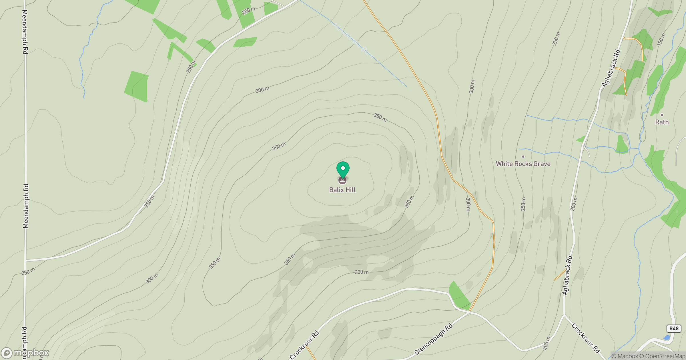 Balix Hill location map