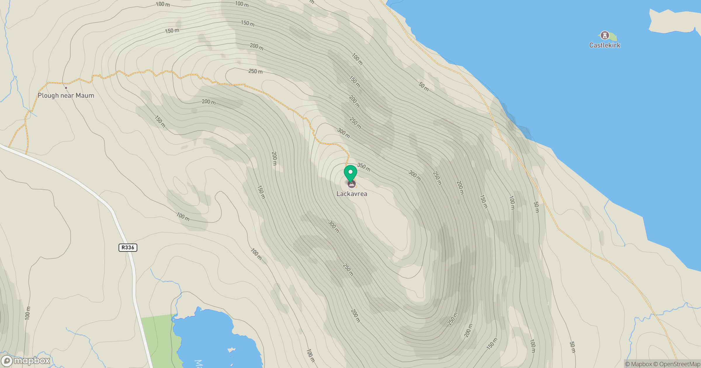 Lackavrea location map