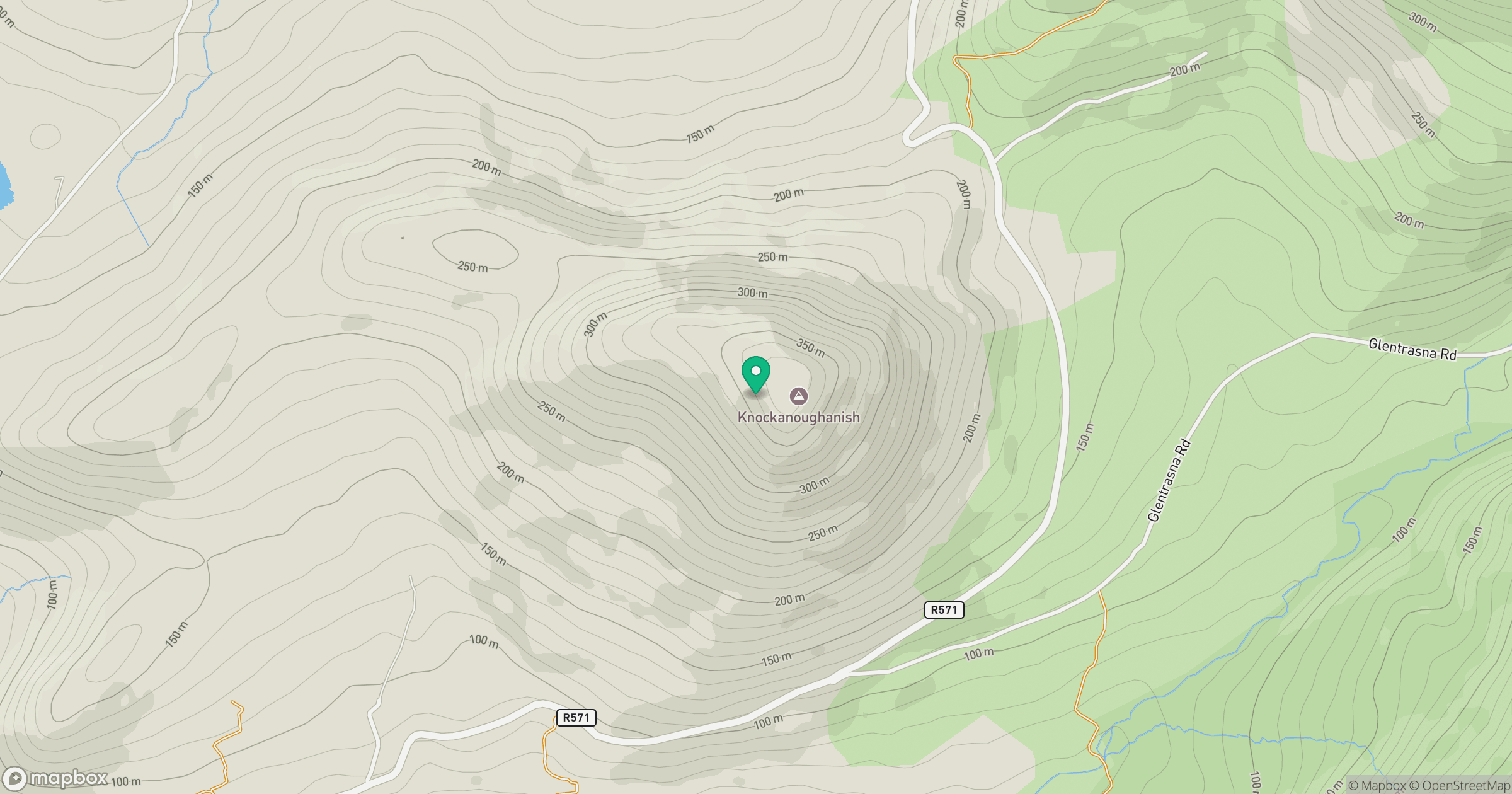 Knockanouganish [Cnoc an Uaignis] location map