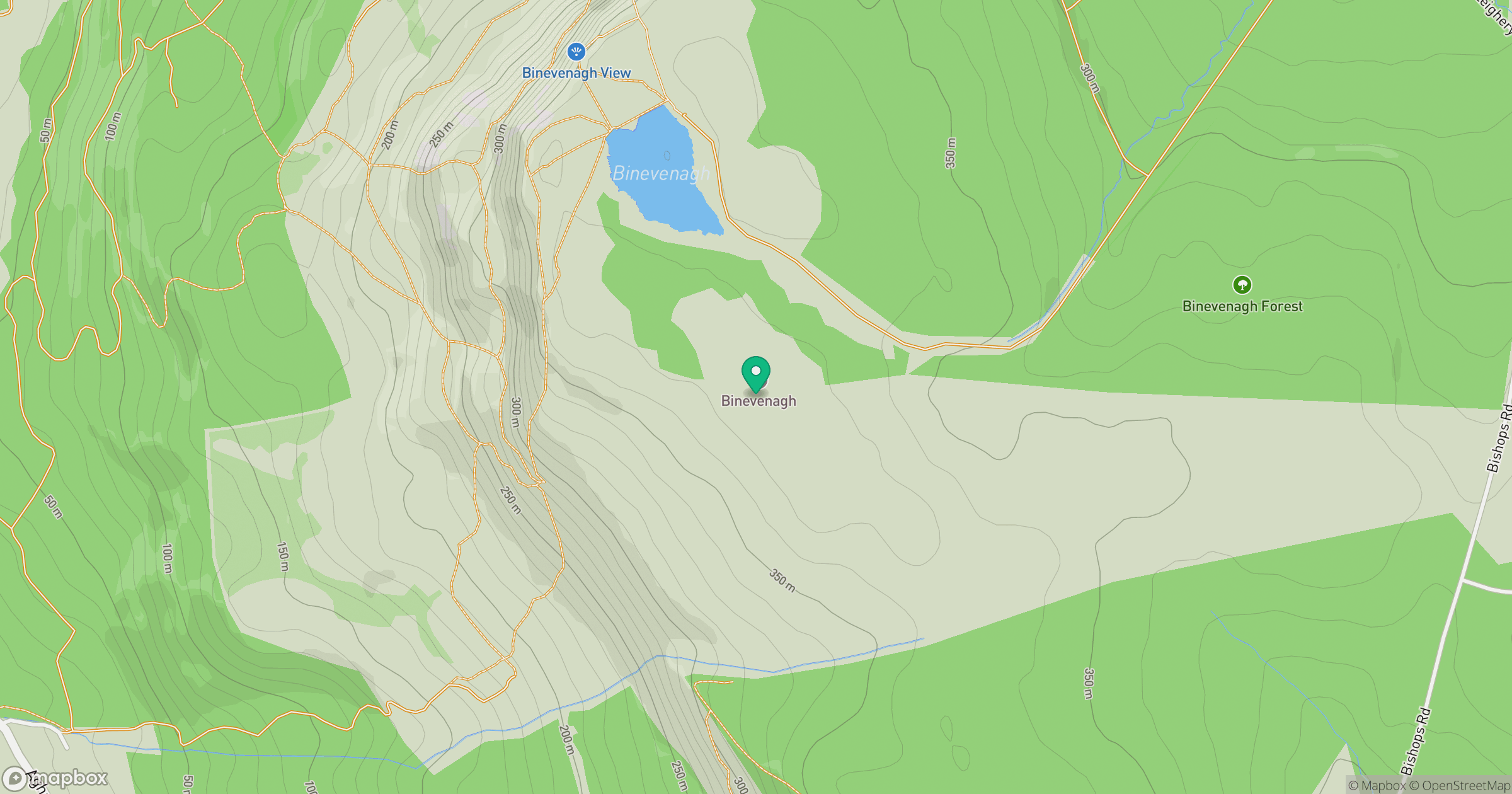 Binevenagh location map