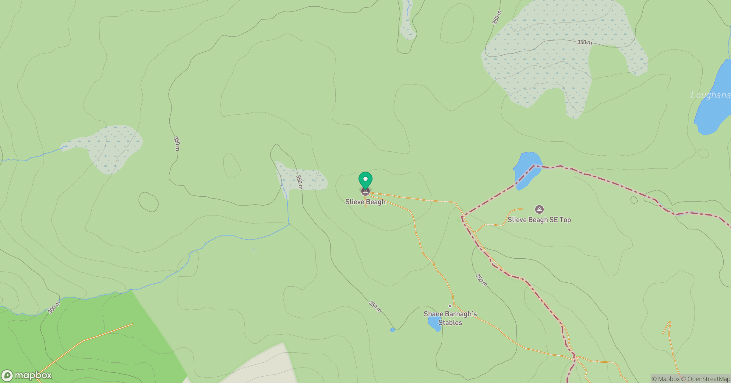 Slieve Beagh [Sliabh Beatha] location map