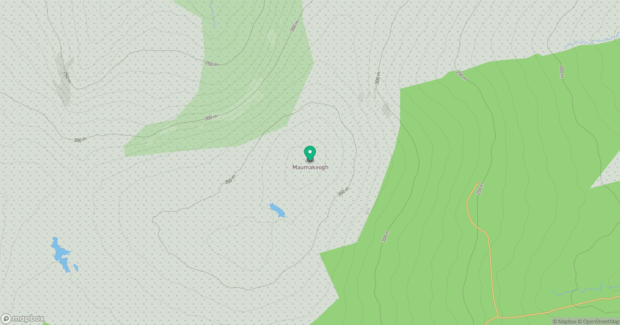 Maumakeogh [Mam an Cheo] location map