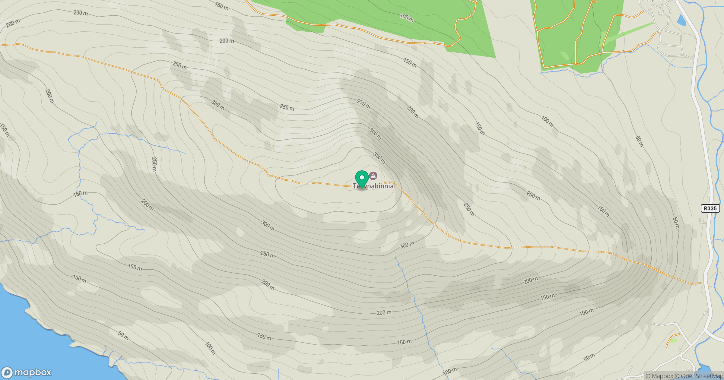Teevnabinnia [Ben Leiva] location map