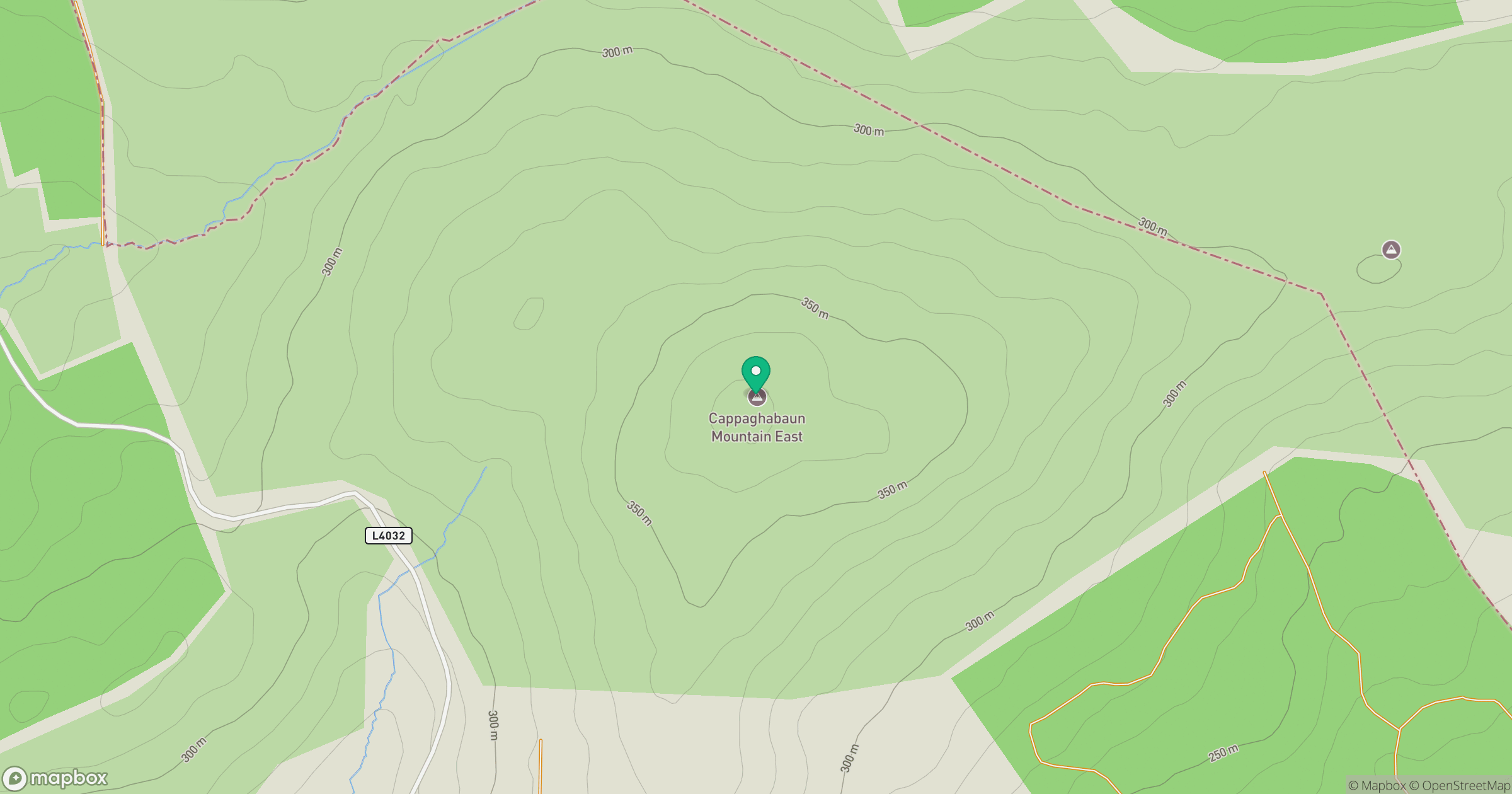 Cappaghabaun Mountain East [Cappaghabaun Mountain] location map