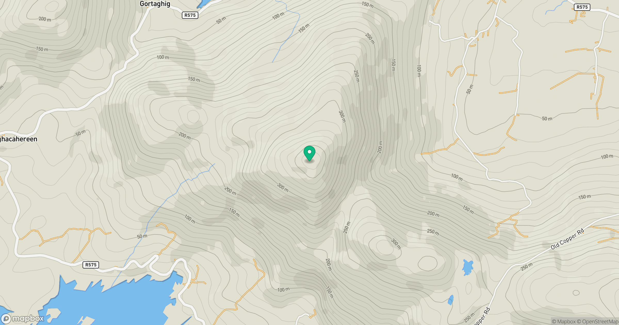 Knocknagallaun location map