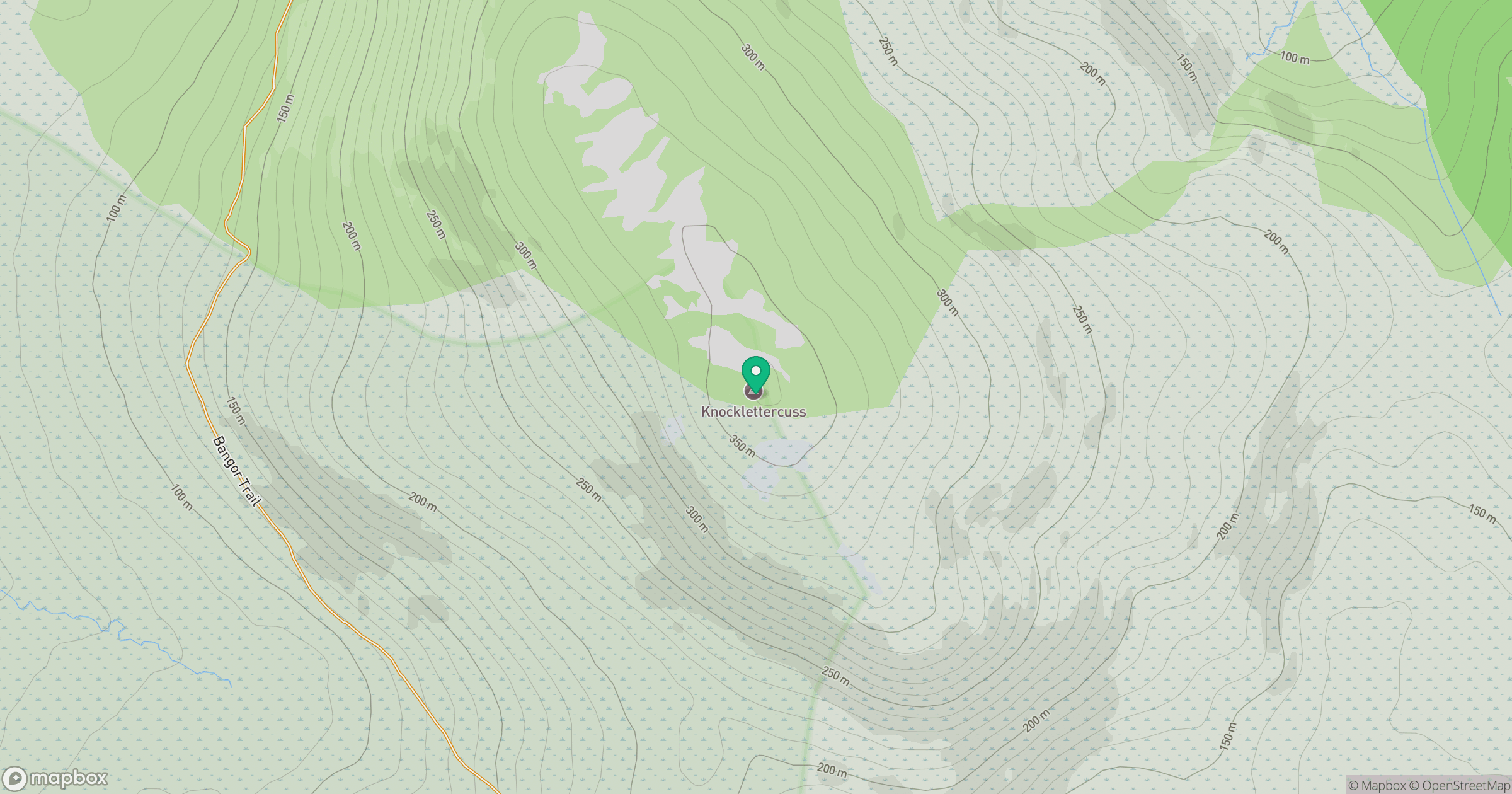 Knocklettercuss [Leitir Cois] location map