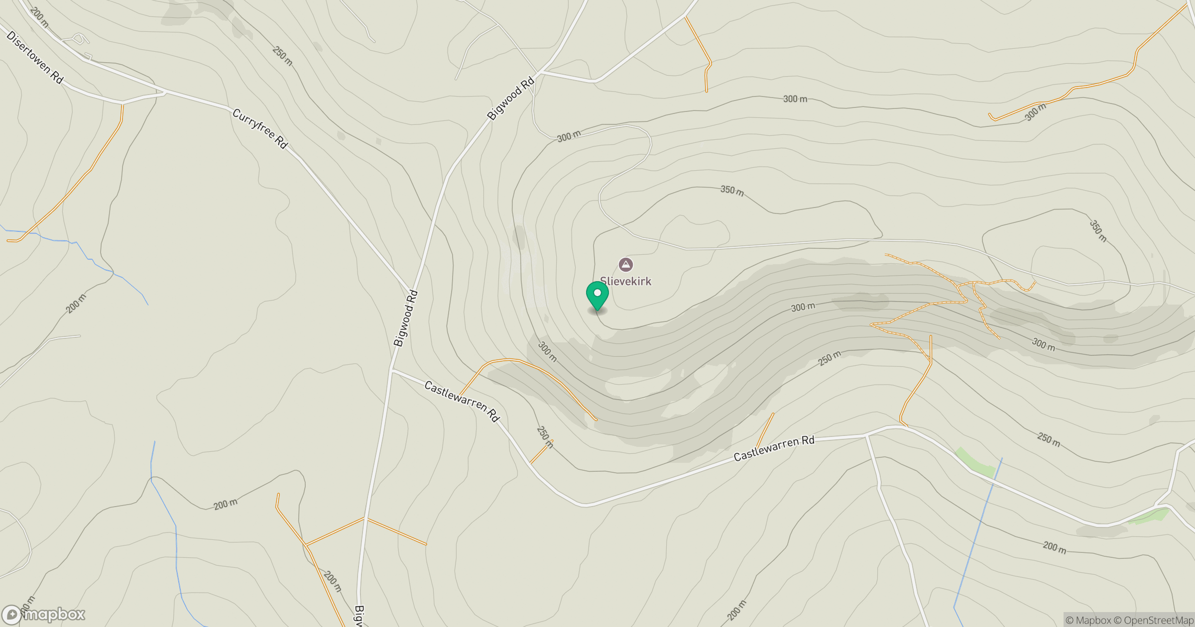 Slievekirk location map