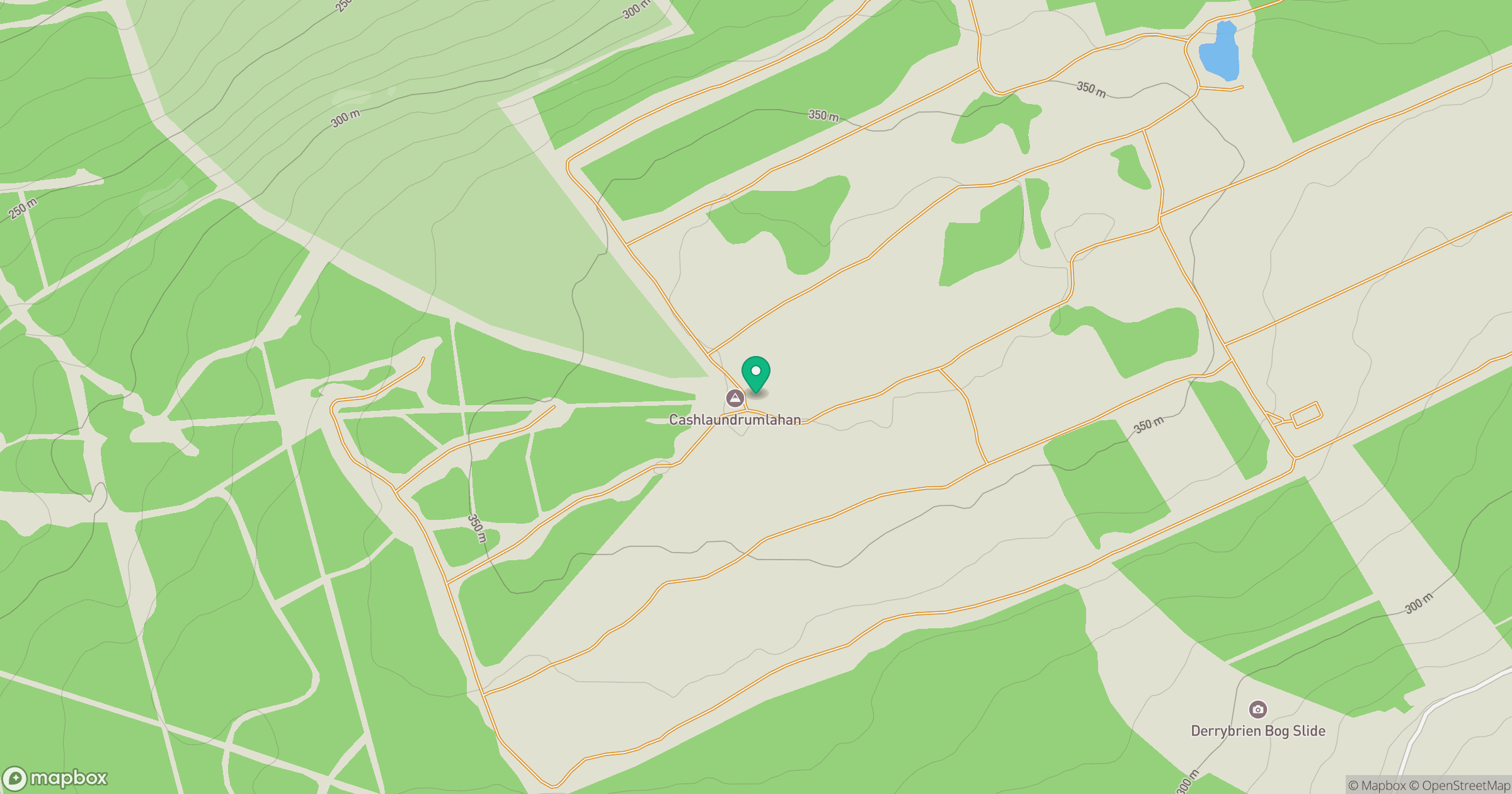 Cashlaundrumlahan [Caislean Dhroim Leathan] location map