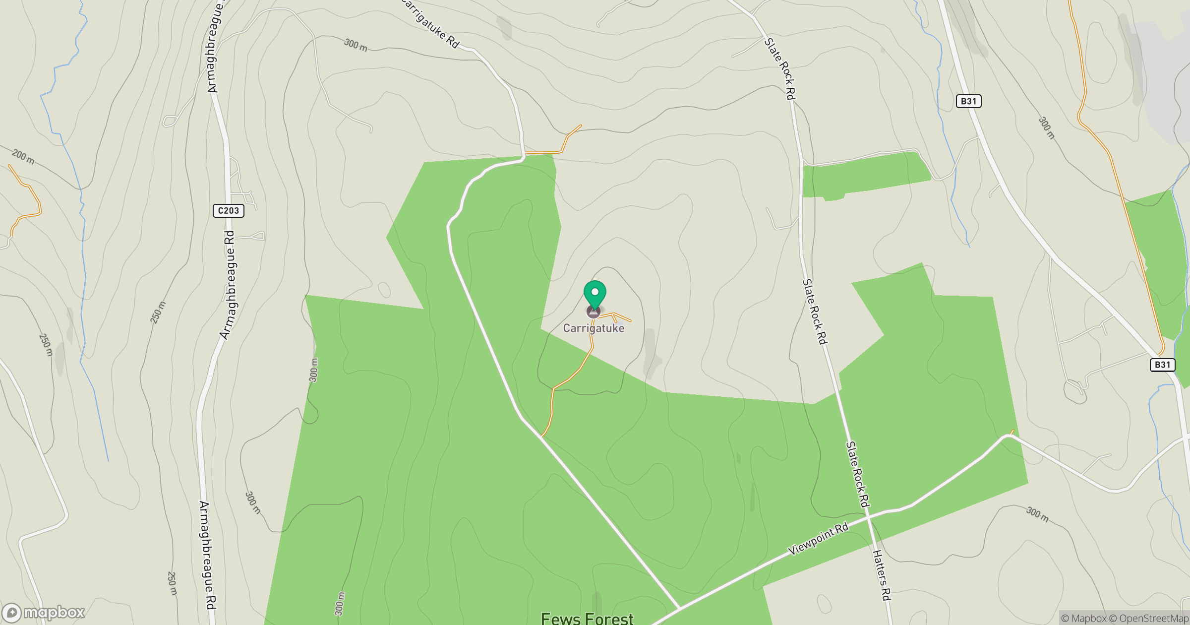 Carrigatuke location map