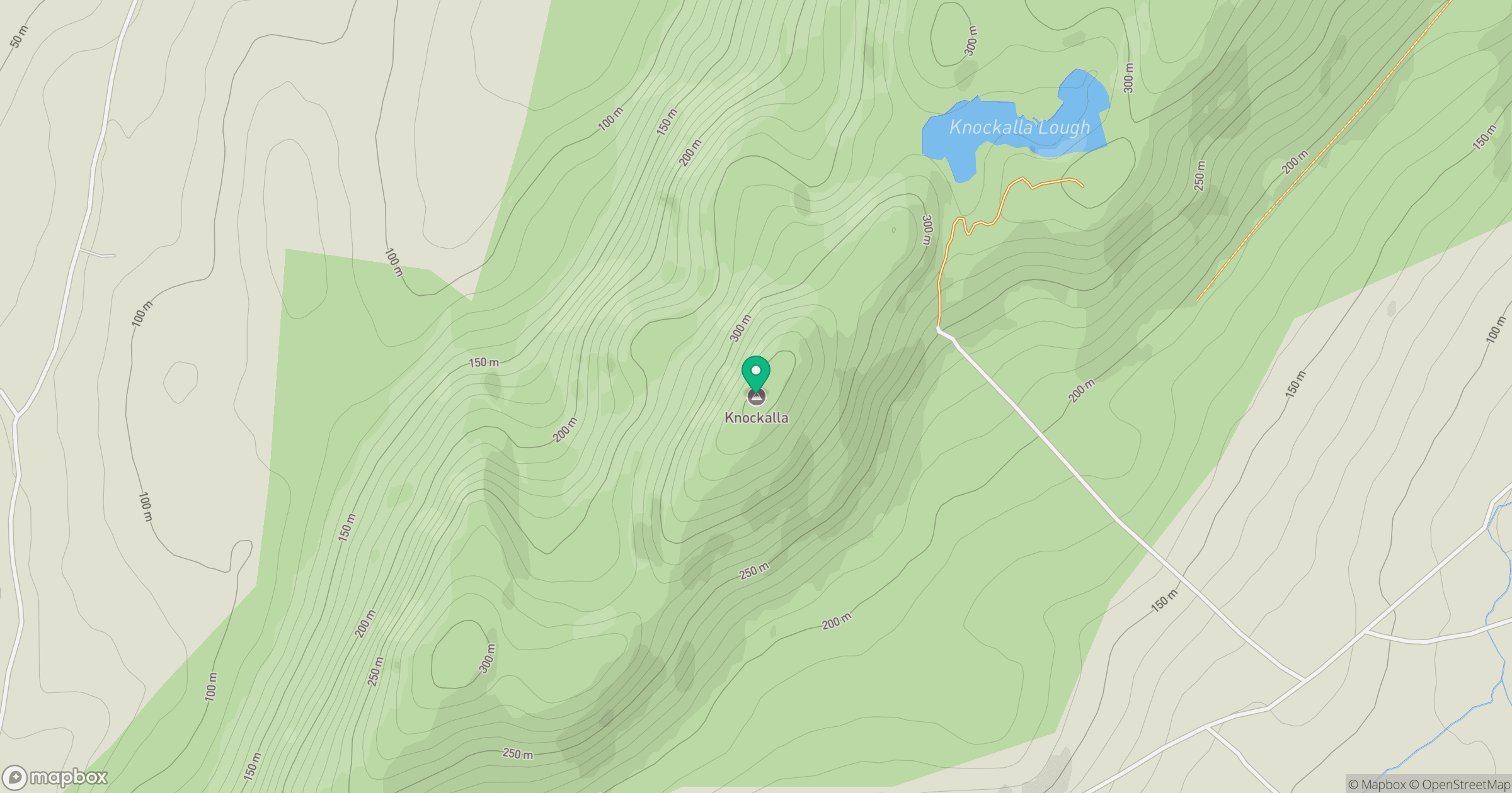 Knockalla [Cnoc Colbha] location map
