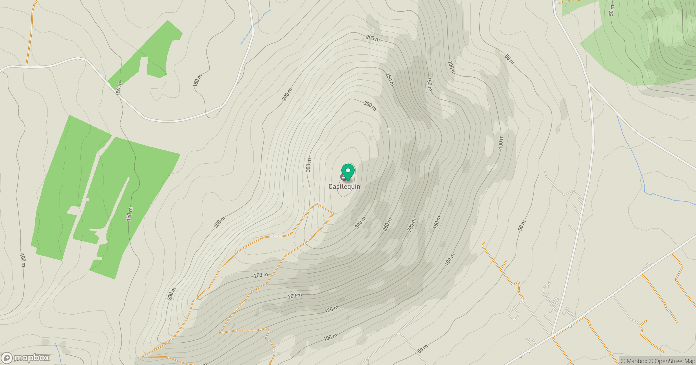 Castlequin location map