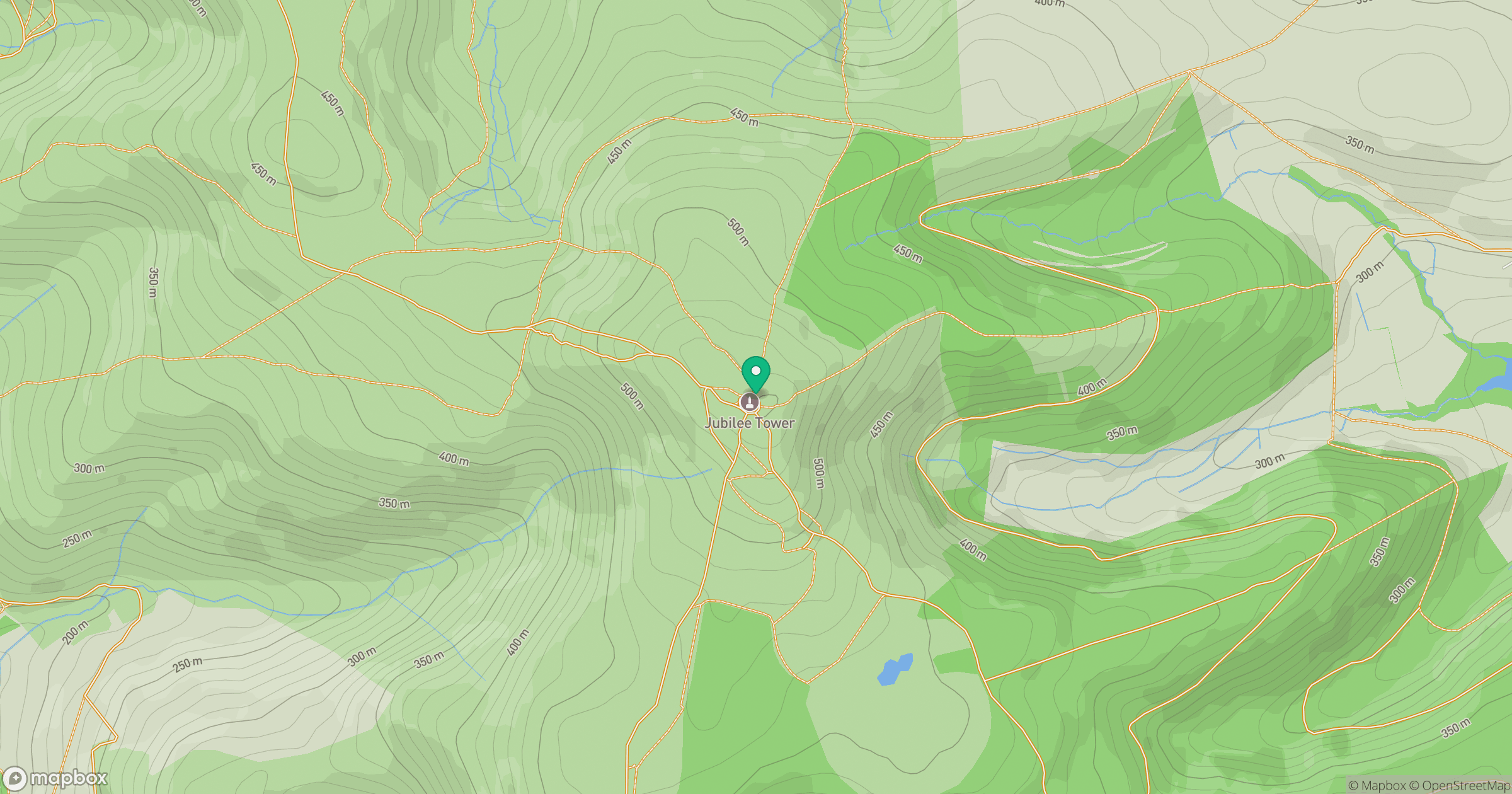 Moel Famau location map